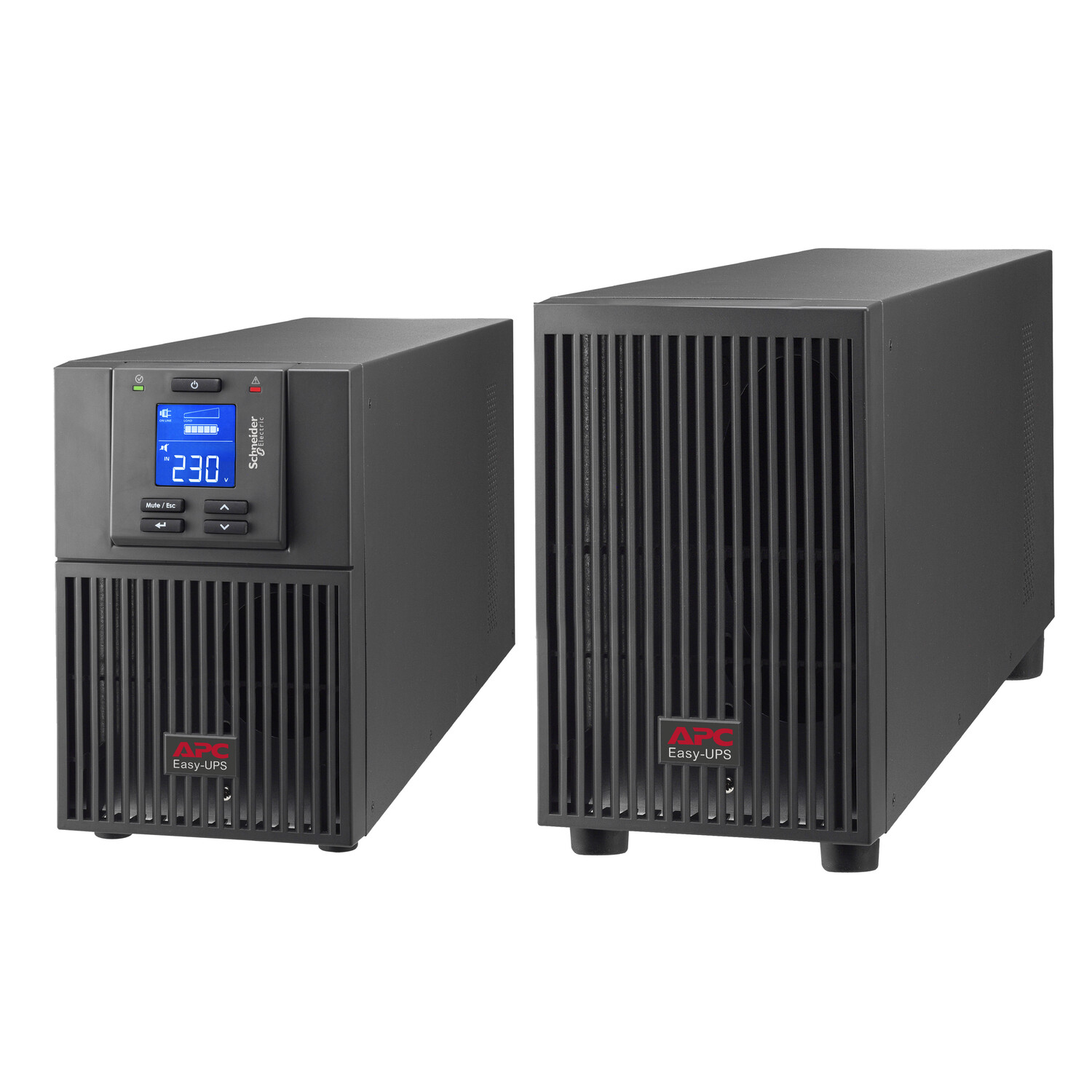 Schneider Electric Schneider Electric SRV1KIL-E – APC Easy UPS On-Line, 1000VA/900W, Tower, 230V, 4x IEC C13 outlets, Intelligent Card Slot, LCD, Extended runtime