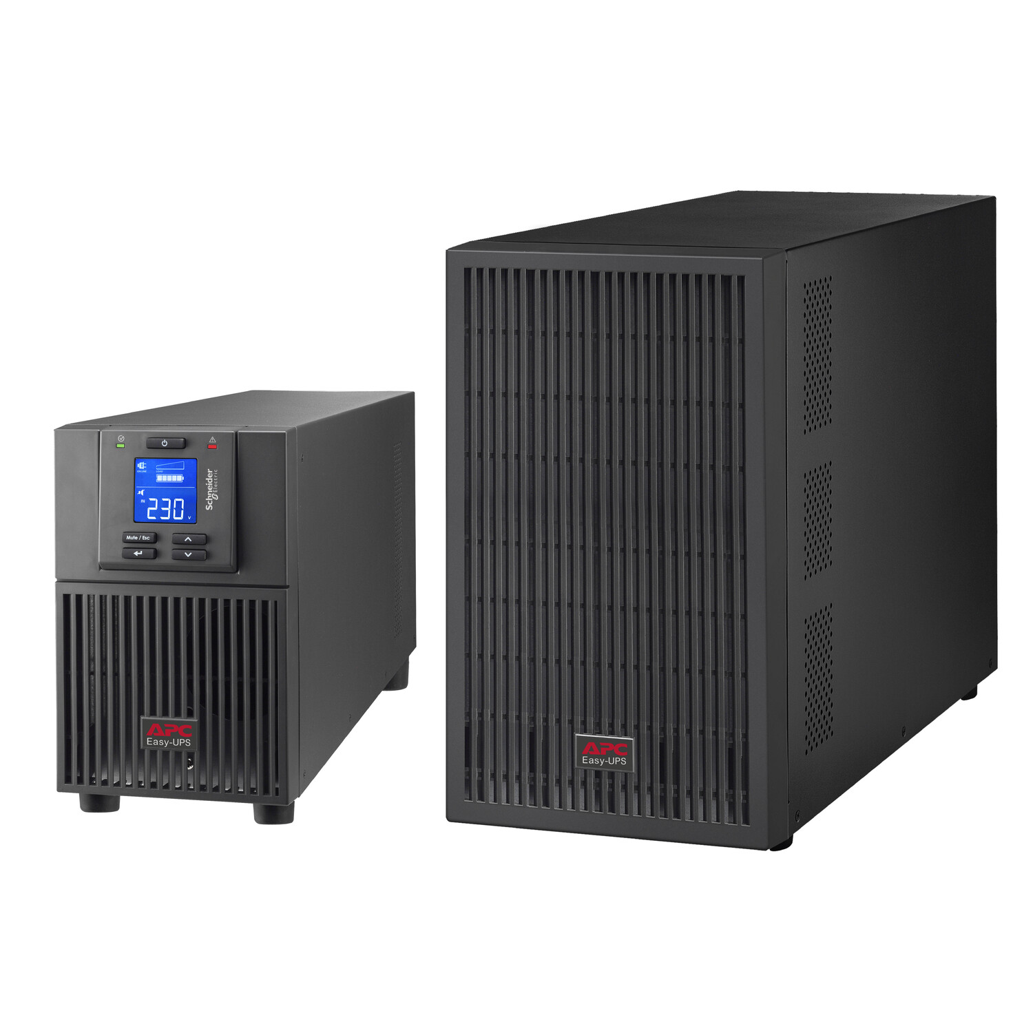 Schneider Electric Schneider Electric SRV2KIL-E – APC Easy UPS On-Line, 2000VA/1800W, Tower, 230V, 4x IEC C13 outlets, Intelligent Card Slot, LCD, Extended runtime