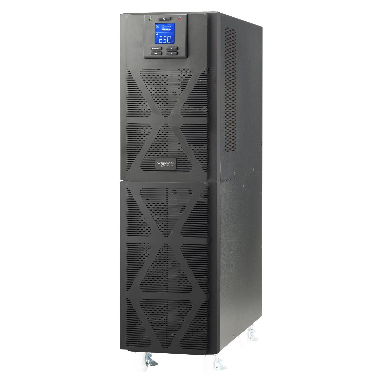 Schneider Electric Schneider Electric SRVS10KI – Easy UPS 1 Ph On-Line, 10kVA/10kW, Tower, 230V, 1x Hard wire 3-wire(1P+N+E) outlet, Intelligent Card Slot, LCD