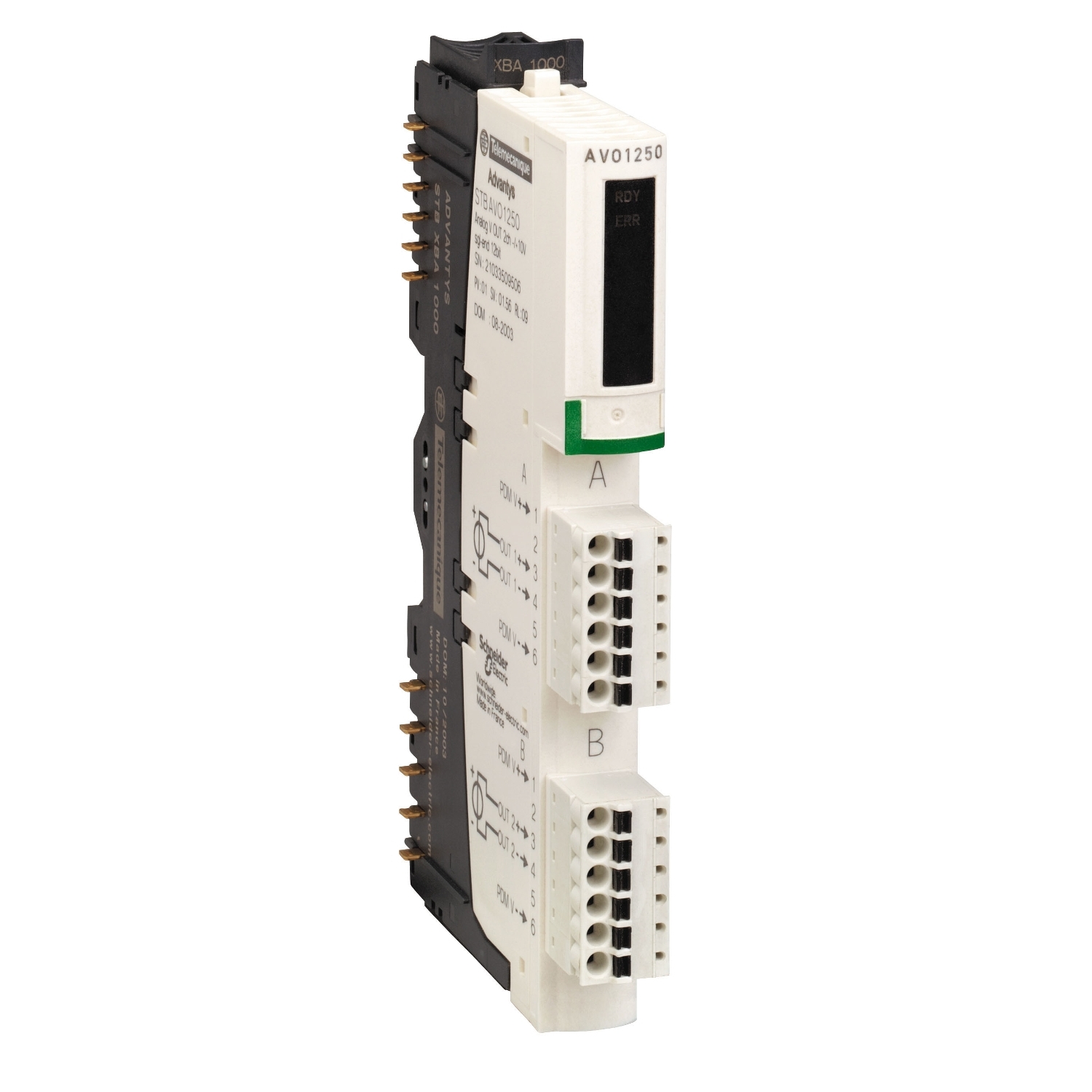 Schneider Electric Schneider Electric STBAVO1250K – standard analog output kit STB - +/- 10 V - 2 O - 12 bits