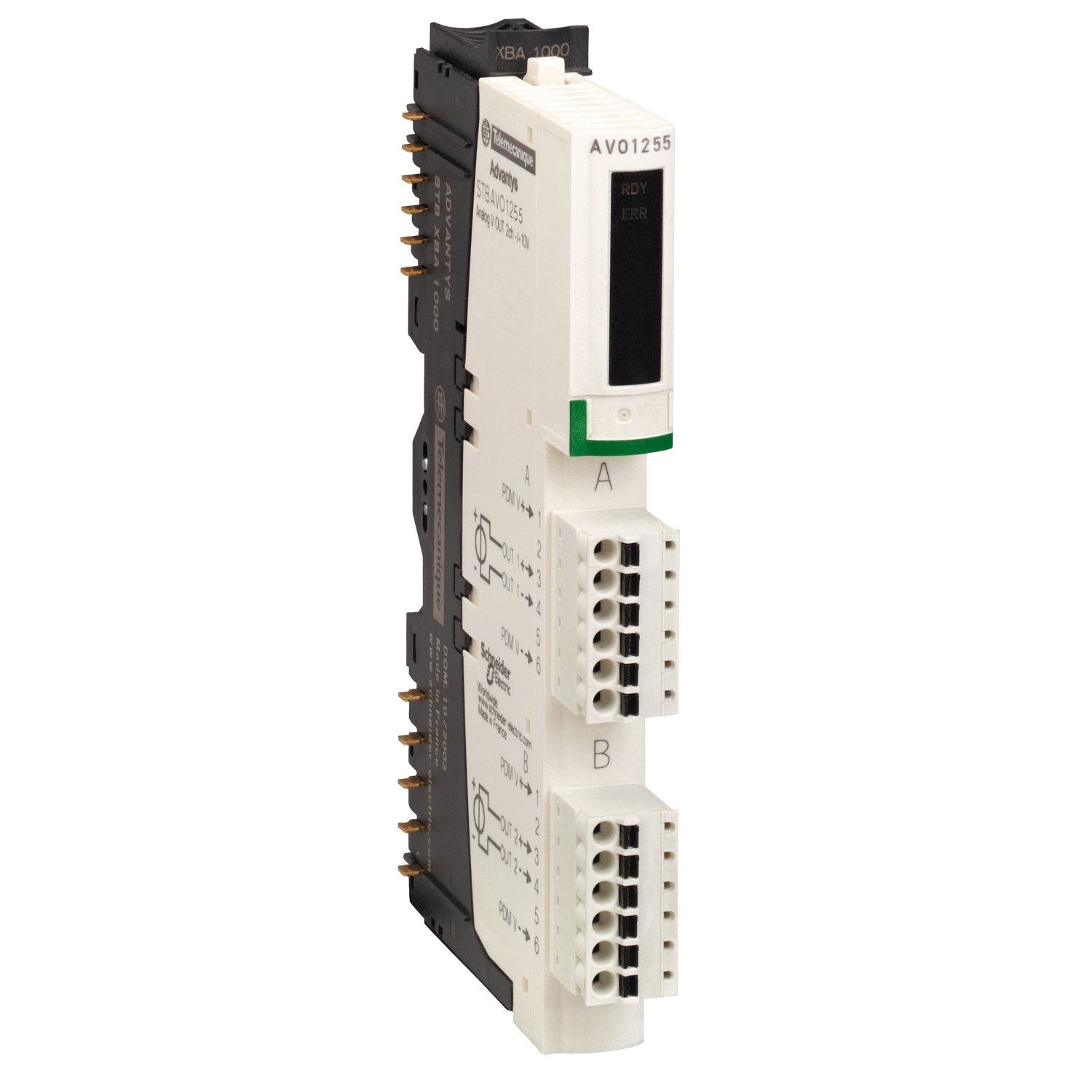 Schneider Electric Schneider Electric STBAVO1255K – basic analog output kit STB - 0..10 V - 2 O - 10 bits
