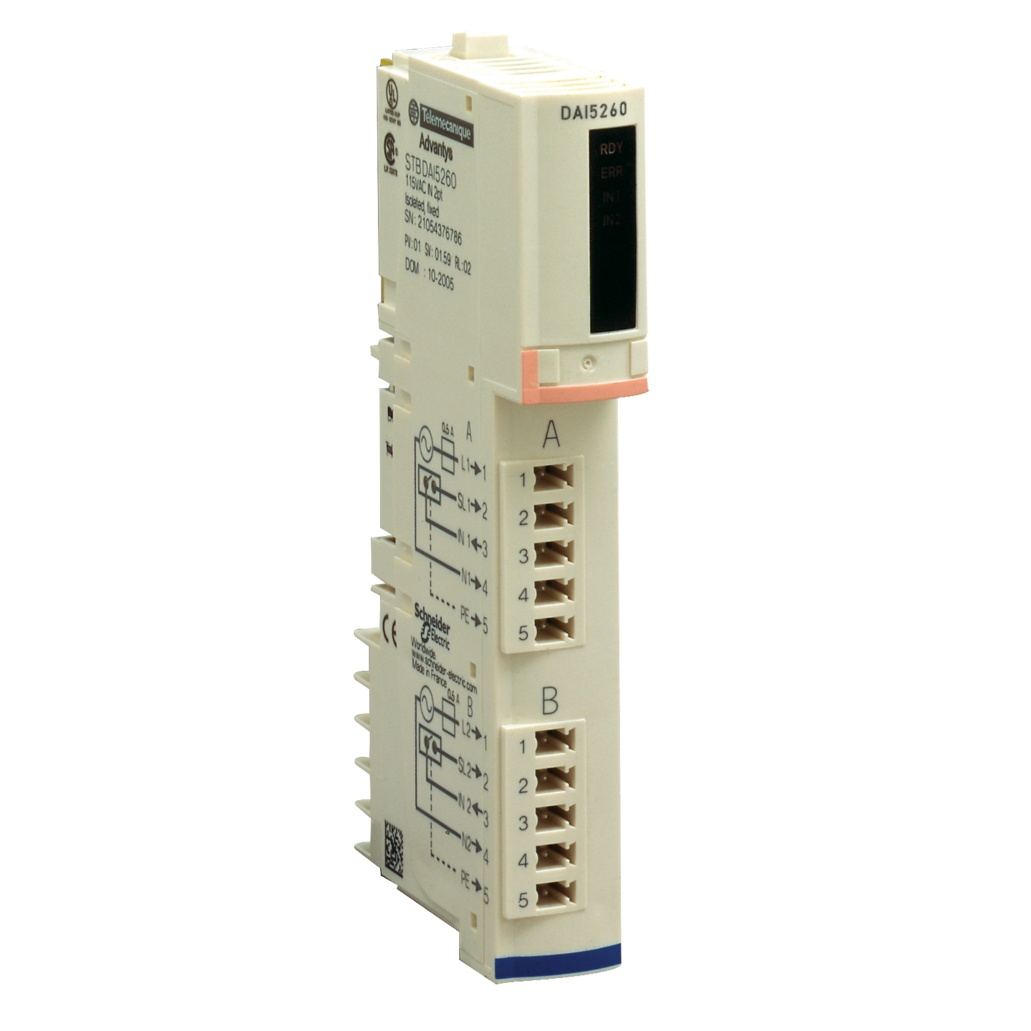 Schneider Electric Schneider Electric STBDAI5260K – standard digital input kit STB - 115 V AC - 2 I