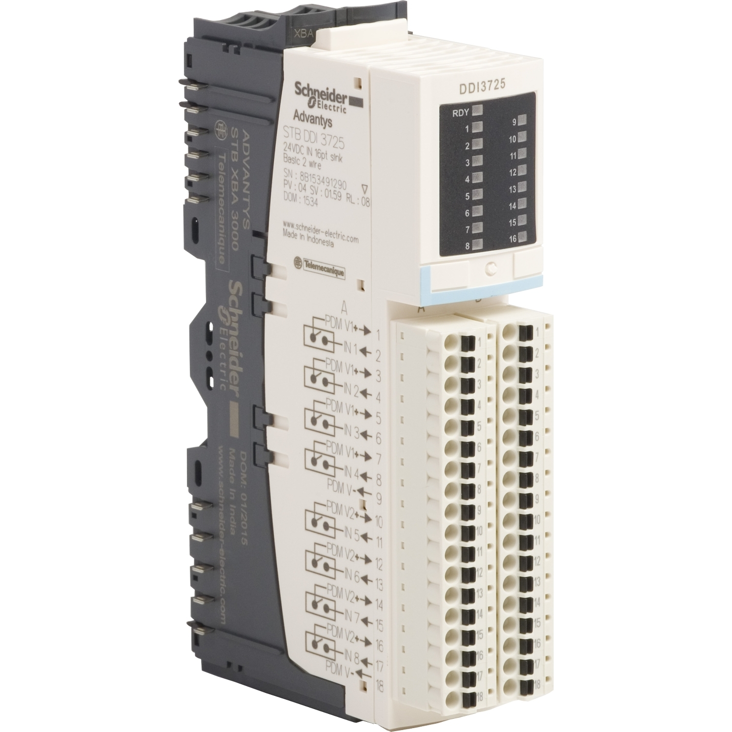 Schneider Electric Schneider Electric STBDDI3725KC – basic digital input kit STB - 24 V DC - 16 I