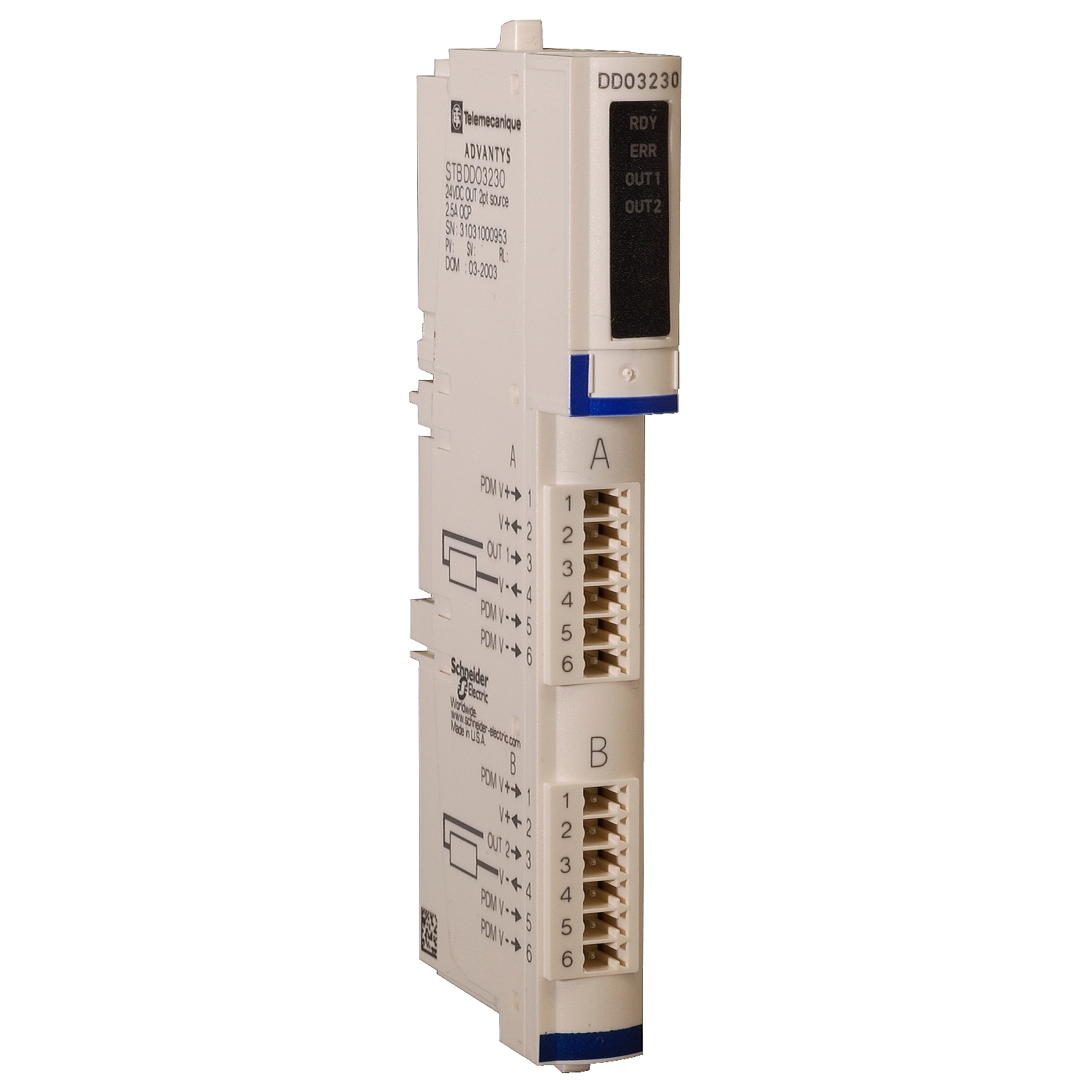 Schneider Electric Schneider Electric STBDDO3230K – standard digital output kit STB - 24 V DC - 2 O