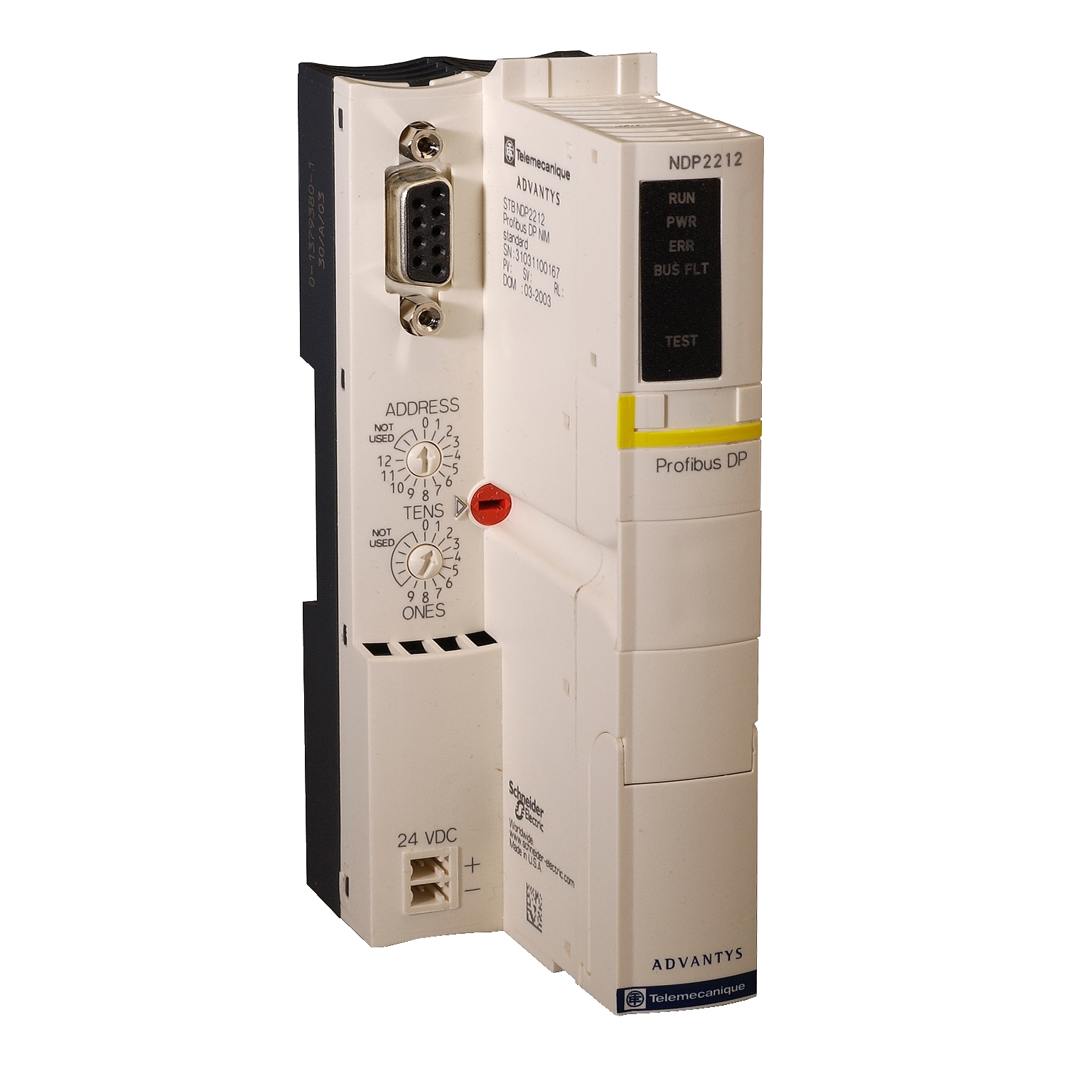 Schneider Electric Schneider Electric STBNDP2212 – standard Network Interface Module STB - Profibus DP - 9.6 kbit/s