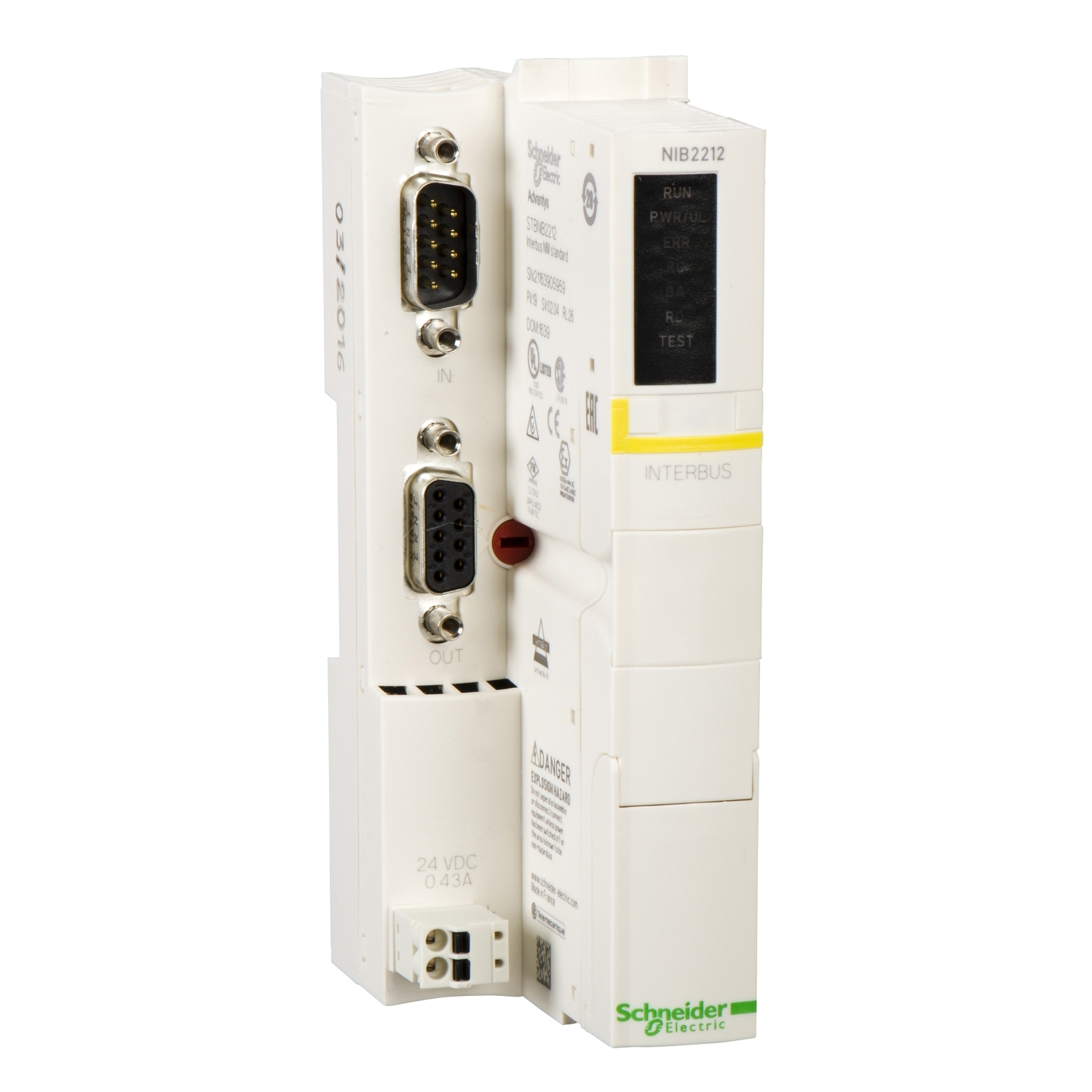 Schneider Electric Schneider Electric STBNIB2212 – standard Network Interface Module STB - Interbus - 500 kbit/s