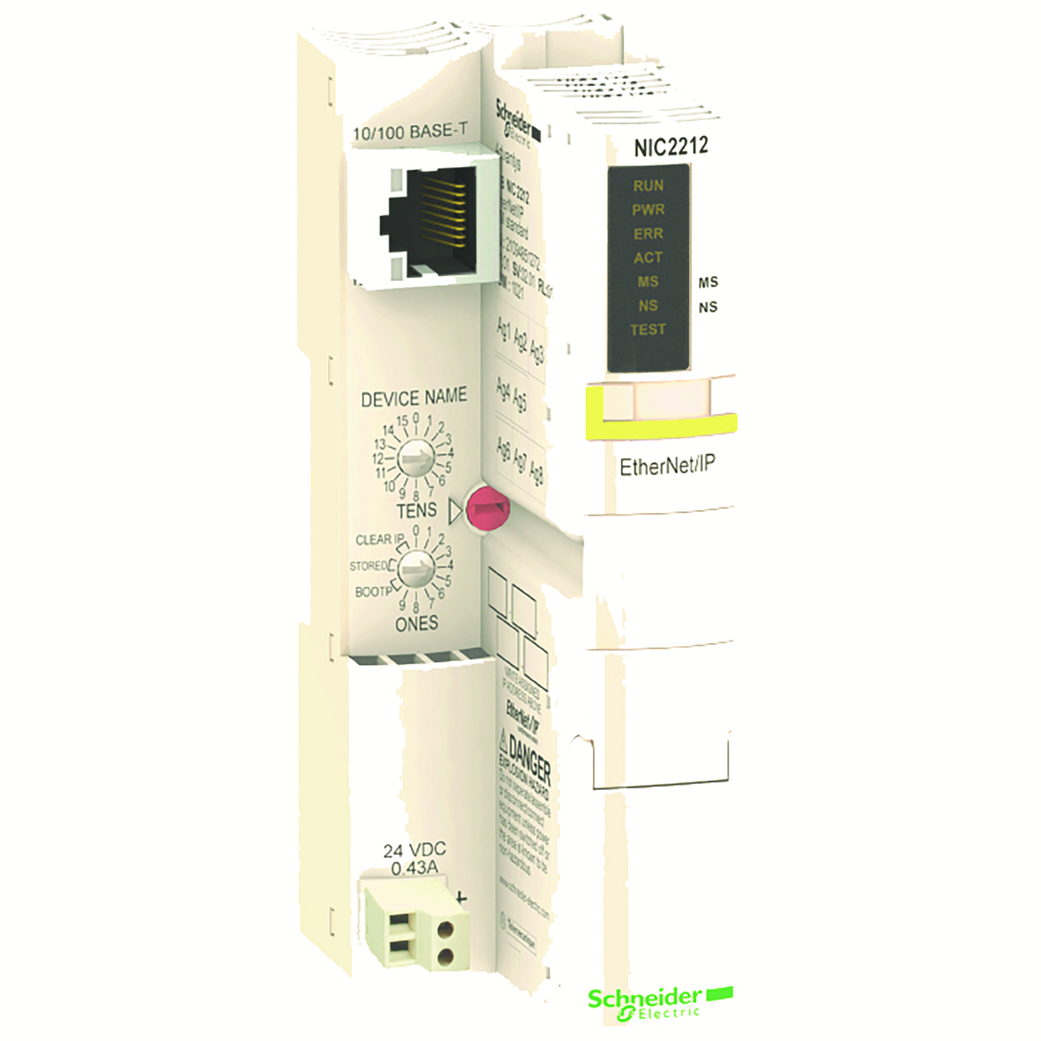Schneider Electric Schneider Electric STBNIC2212 – standard Network Interface Module STB - Ethernet/IP - 10...100 Mbit/s