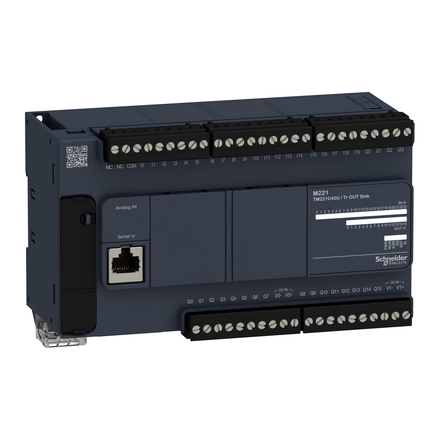 Schneider Electric Schneider Electric TM221C40U – TM221C40U LOGIC CONTROLLER M221-40IO TR.NPN. The Modicon M221 logic controller offers best-in-class performance.