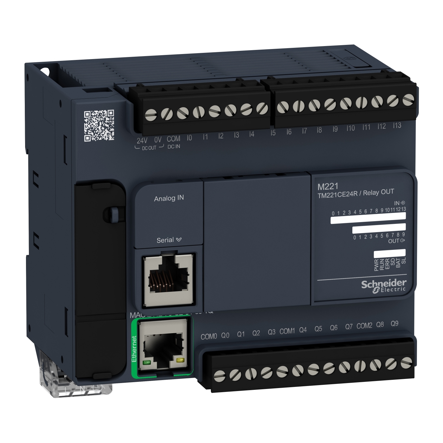 Schneider Electric Schneider Electric TM221CE24R – controller M221 24 IO relay Ethernet