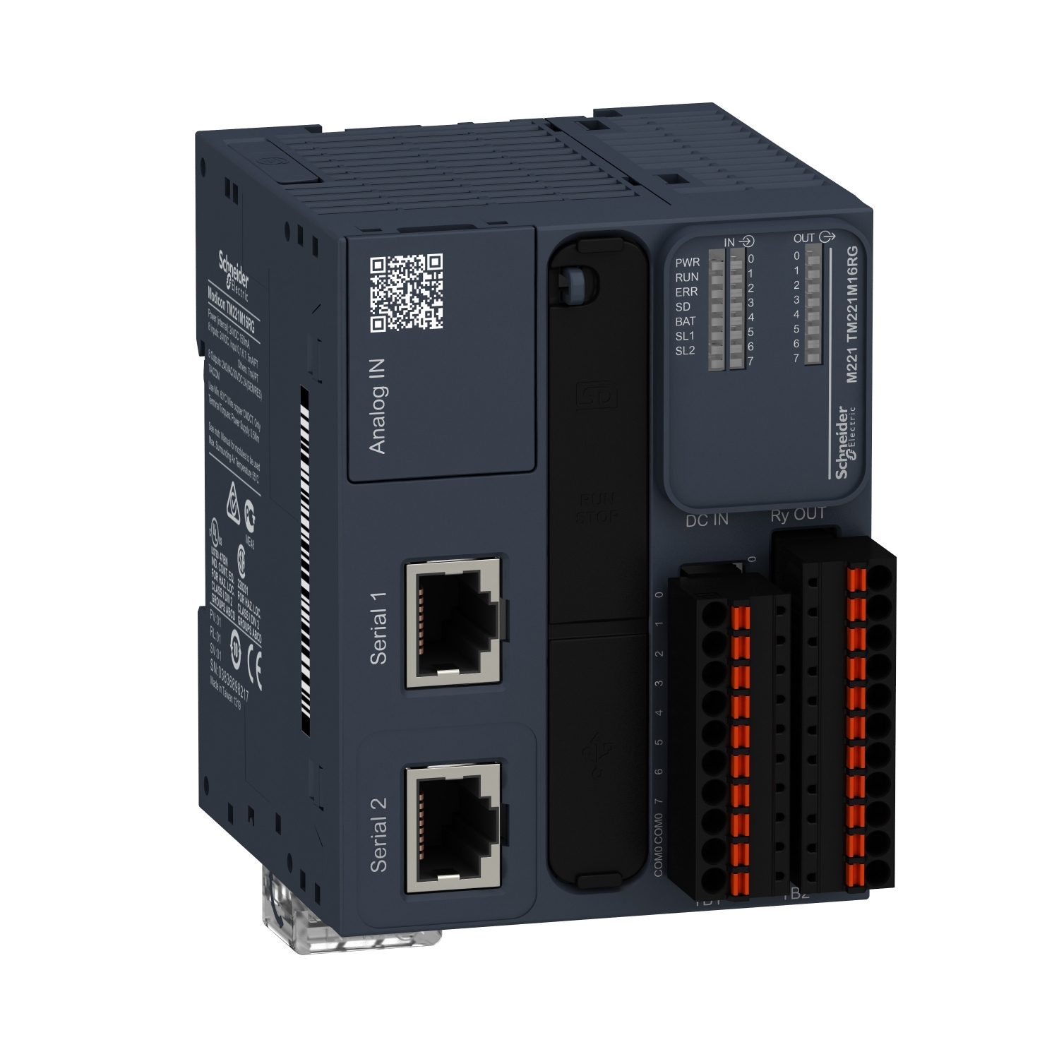 Schneider Electric Schneider Electric TM221M16RG – controller M221 16 IO relay spring