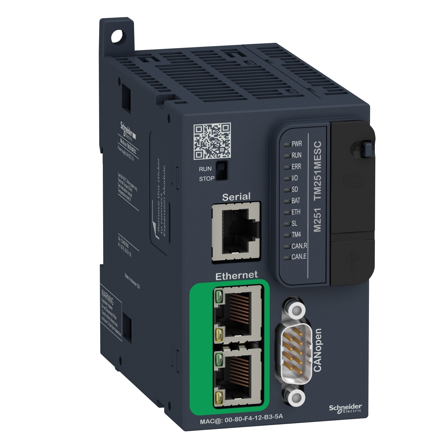 Schneider Electric Schneider Electric TM251MESC – logic controller, Modicon M251, Ethernet CAN
