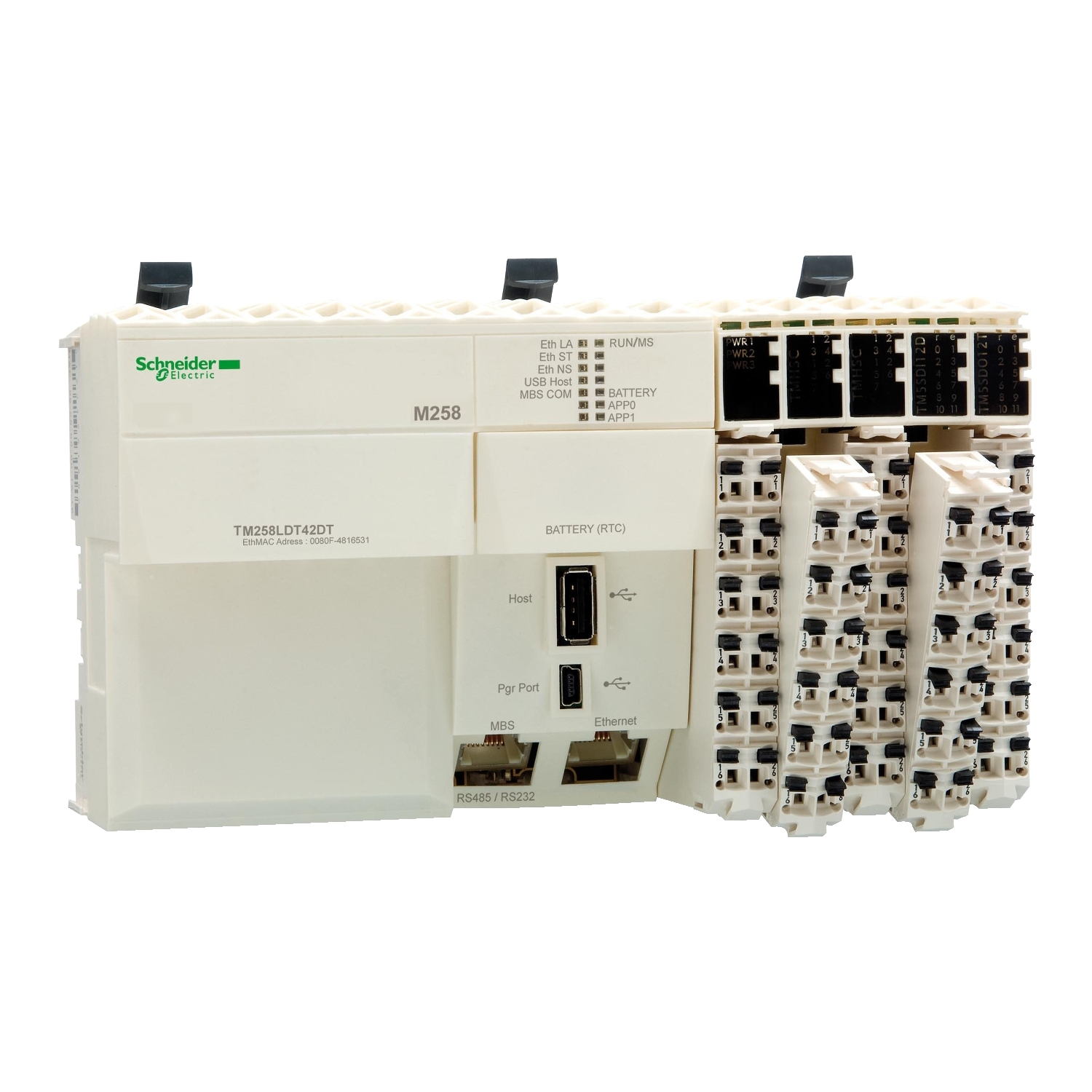Schneider Electric Schneider Electric TM258LD42DT – logic controller, Modicon M258, compact base, 42 IO, 24V DC
