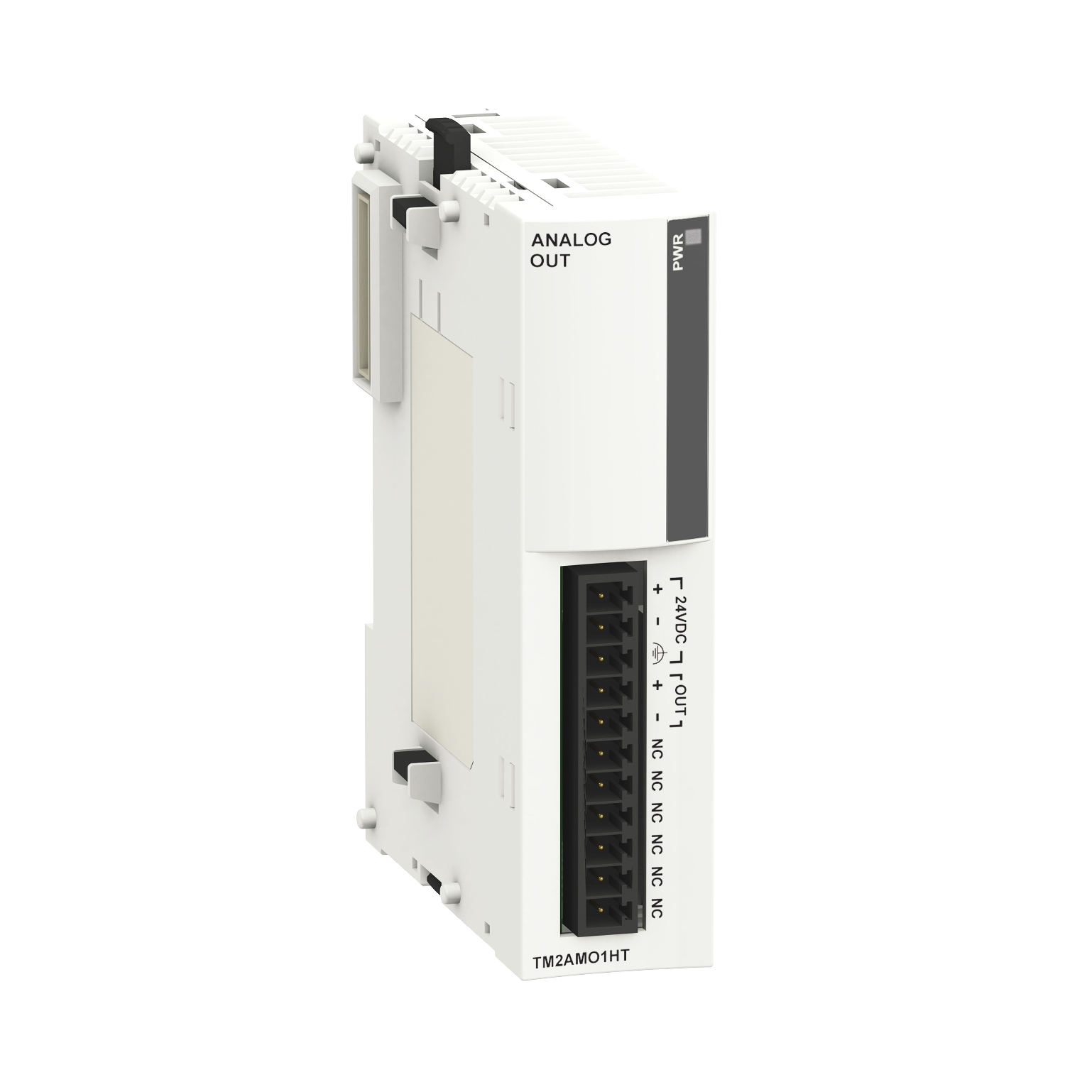 Schneider Electric Schneider Electric TM2AMO1HT – Analog output module, Modicon M238 logic controller, 1 output voltage/current, 1 screw terminal block