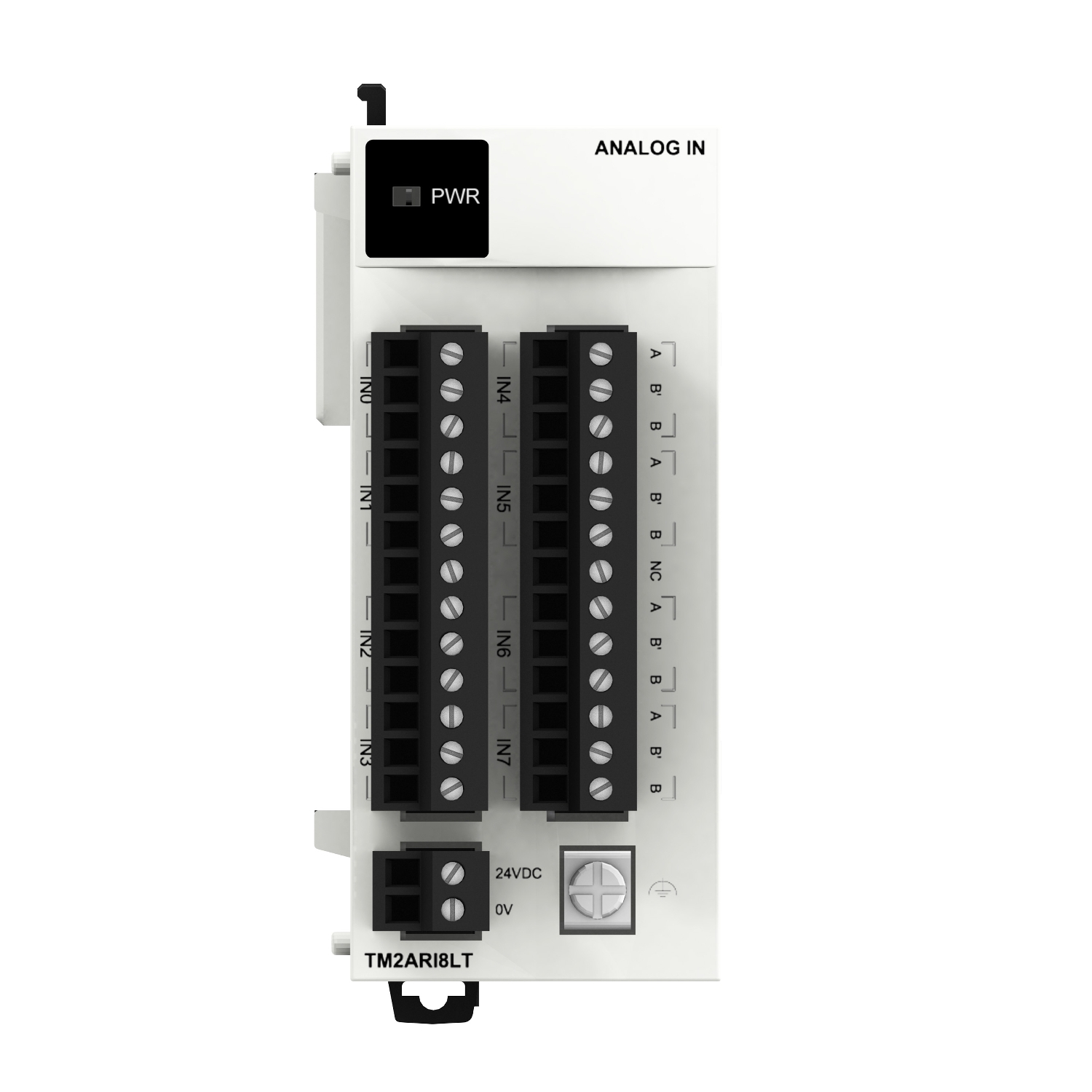 Schneider Electric Schneider Electric TM2ARI8LT – Analog input module, Modicon M238 logic controller, 8 inputs, 200 to 600 °C, 12 bits, 24VDC, screw terminal blocks