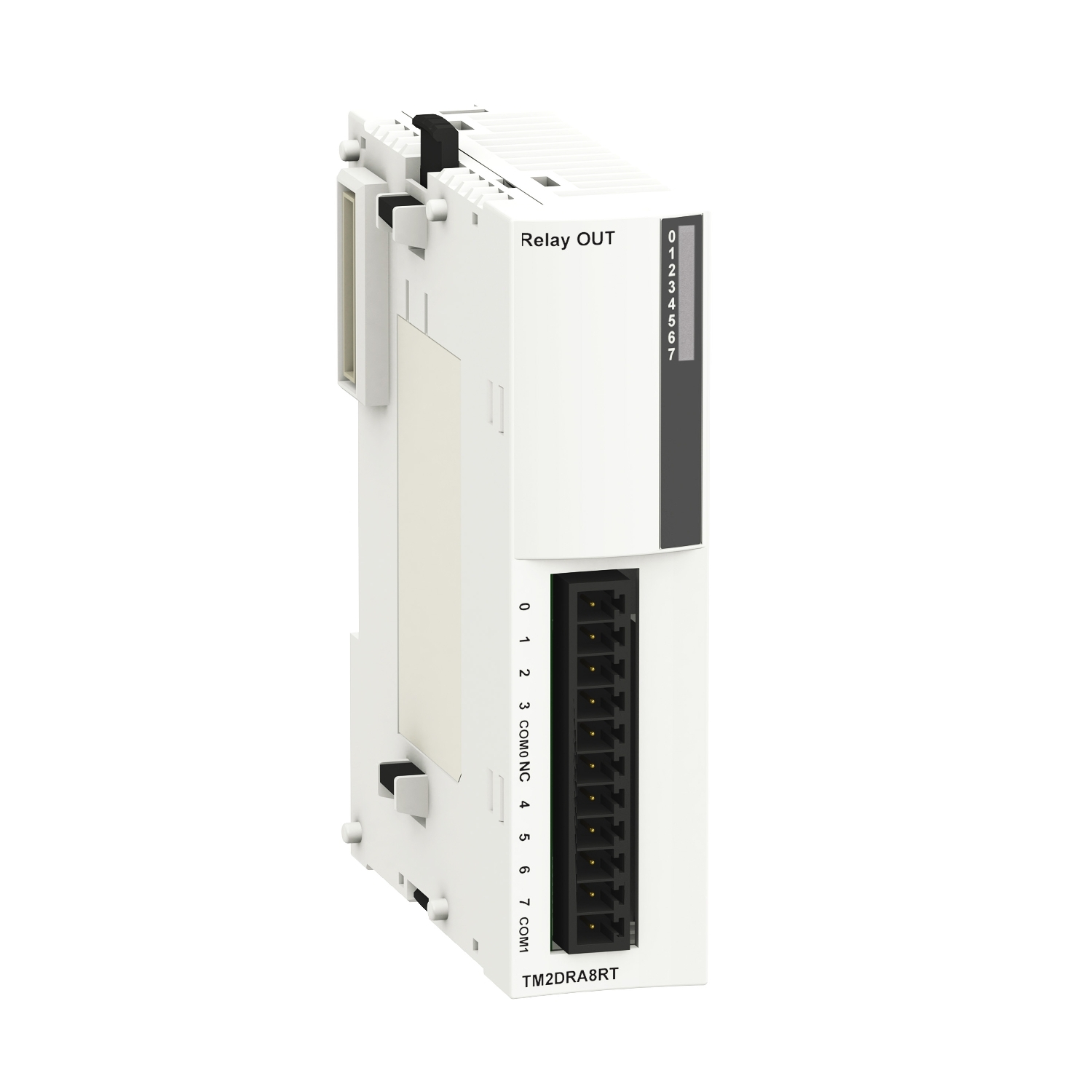 Schneider Electric Schneider Electric TM2DRA8RT – I/O expansion module, Modicon M238 logic controller, Twido, 8 outputs relay, 1 removable screw terminal block, wear part