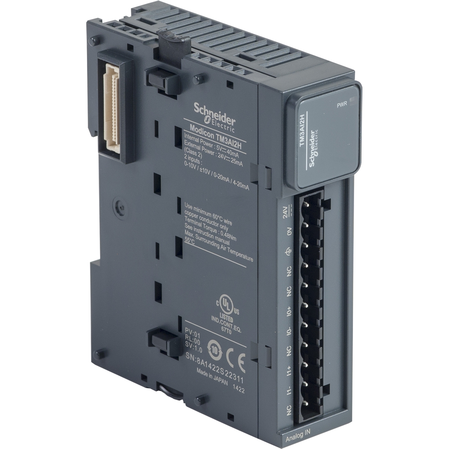 Schneider Electric Schneider Electric TM3AI2H – module TM3 - 2 analog inputs high resolution