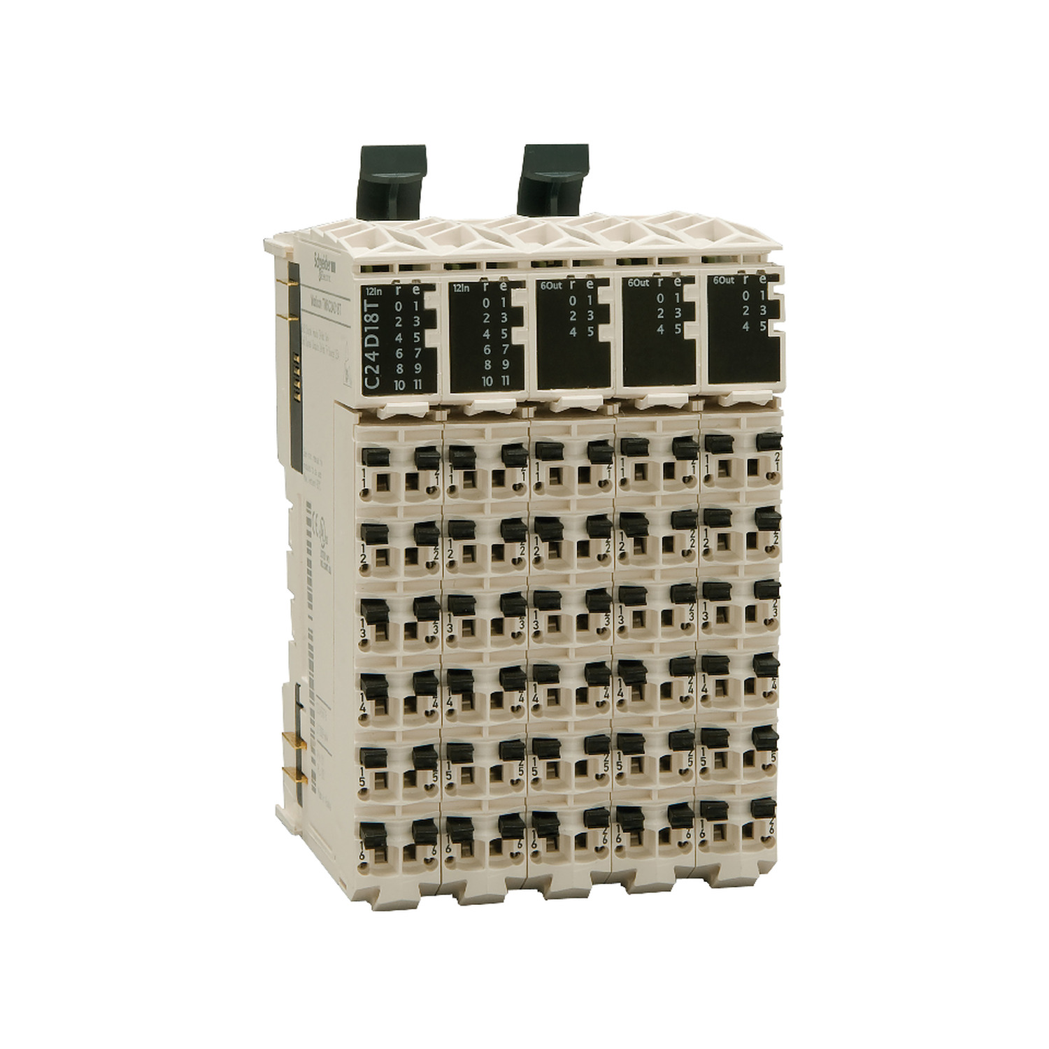 Schneider Electric Schneider Electric TM5C12D8T – compact IO expansion block, Modicon TM5, 20 IO, 12 DI, 8 DO, transistor
