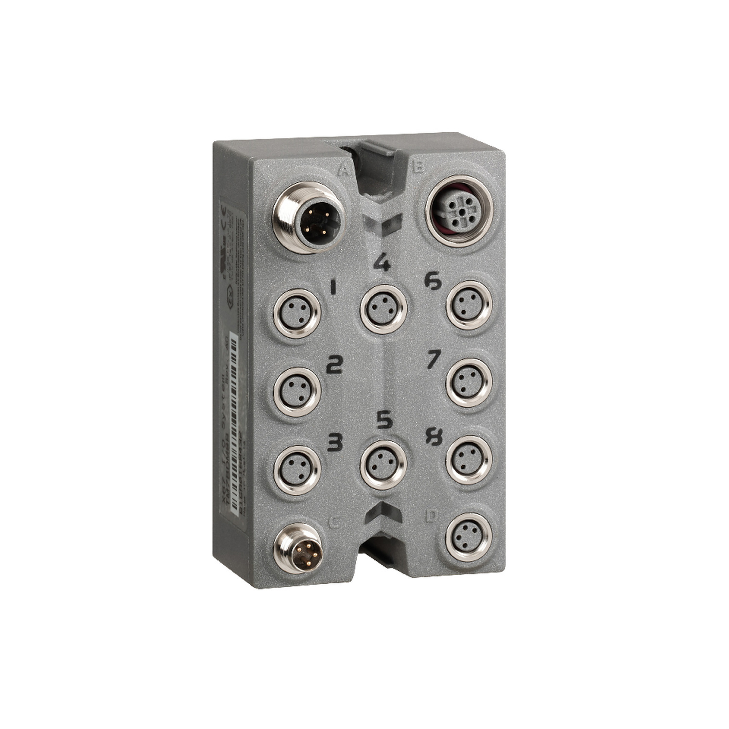 Schneider Electric Schneider Electric TM7BDI8B – Discrete I/O expansion block, Modicon TM7, IP67, 8 DI, 24 V DC, M8 connector