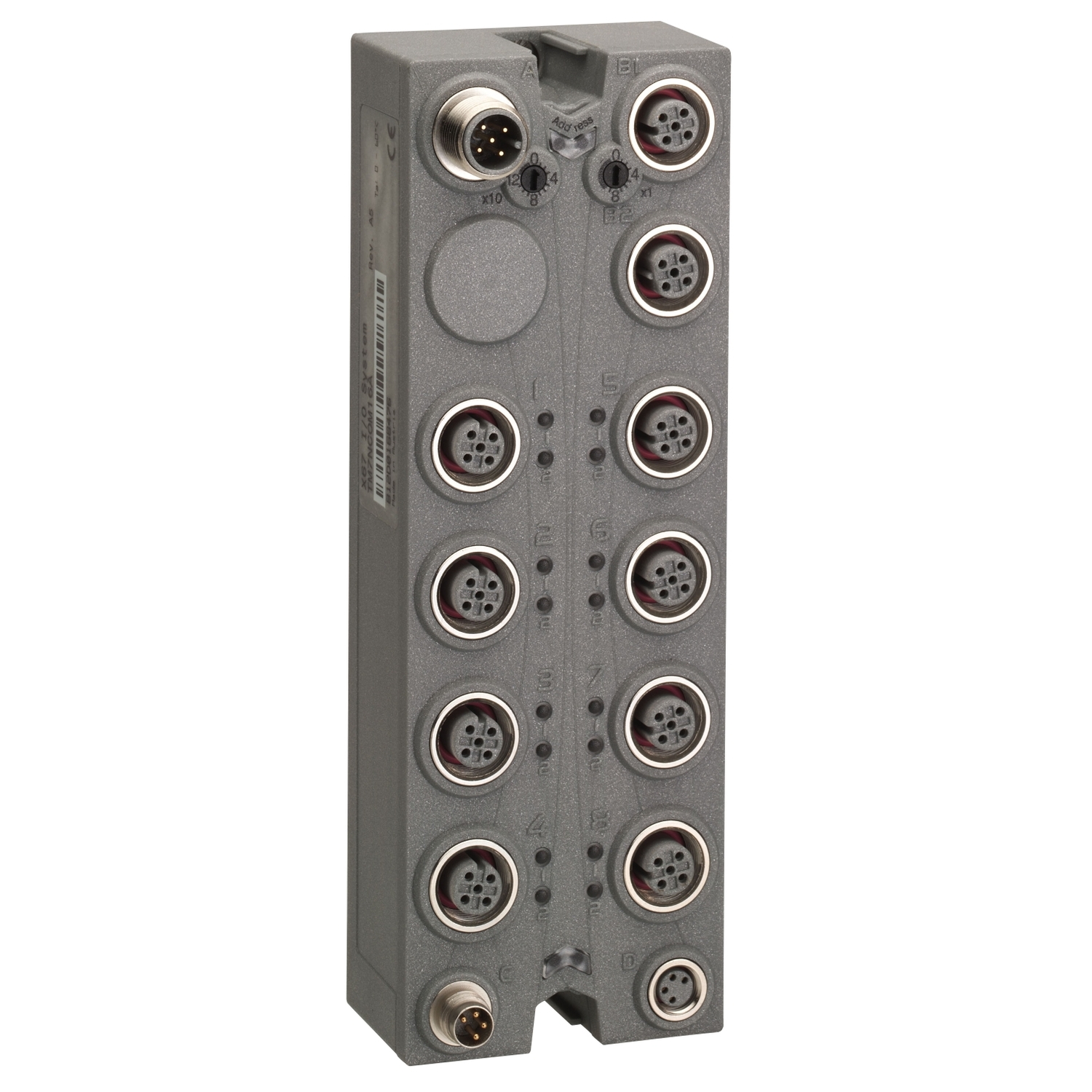 Schneider Electric Schneider Electric TM7NCOM16A – CANopen interface I/O block, Modicon TM7, IP67, 16 M12