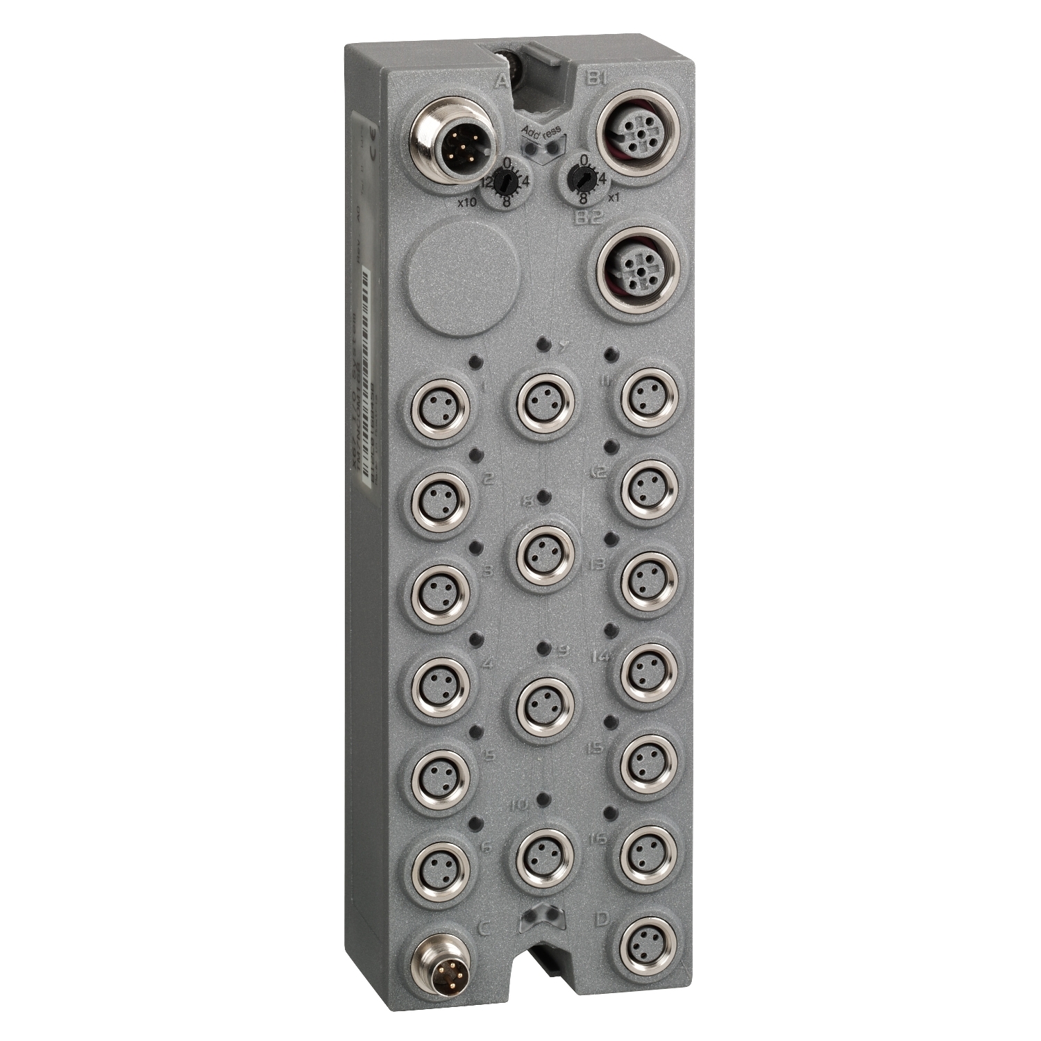 Schneider Electric Schneider Electric TM7NCOM16B – CANopen interface I/O block, Modicon TM7, IP67, 16 M8