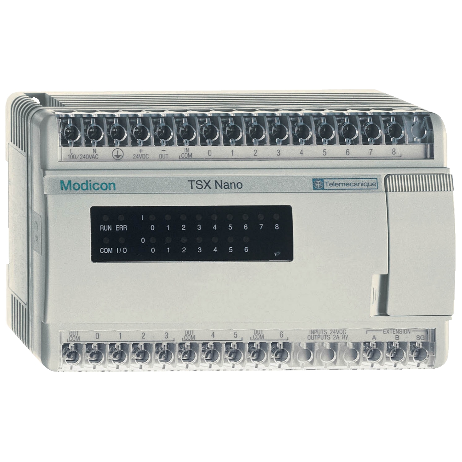 Schneider Electric Schneider Electric TSX07311628 – extendable PLC base TSX Nano 100..240 V - 9 I 24 V DC - 7 O relay