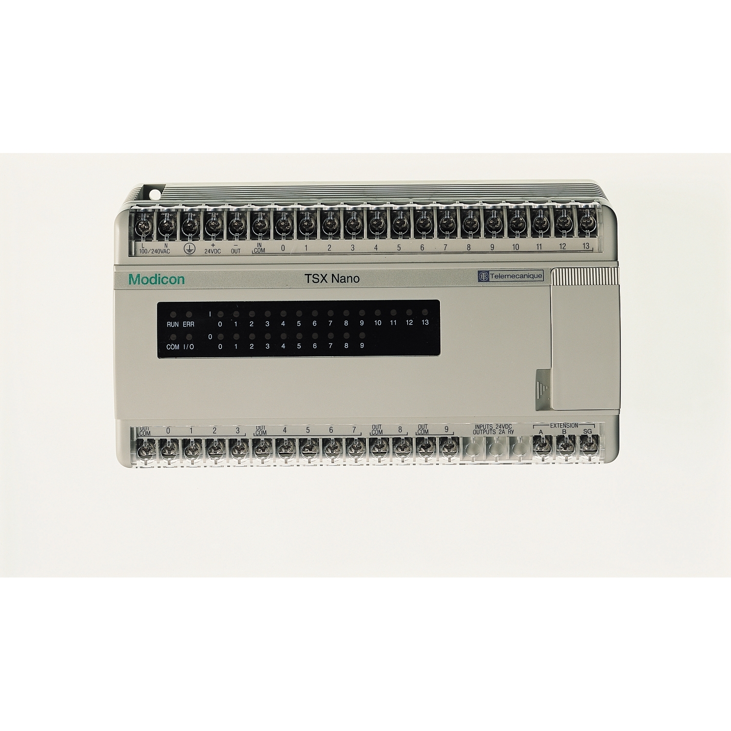 Schneider Electric Schneider Electric TSX07312428 – extendable PLC base TSX Nano 100..240 V - 14 I 24 V DC - 10 O relay