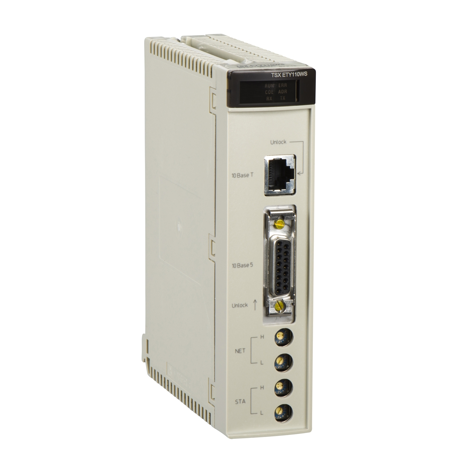 Schneider Electric Schneider Electric TSXETY110WS – Ethernet TCP/IP module, Modicon Premium, Ethway, Modbus TCP, Uni-Telway, 800mA at 5VDC, 10Mbit/s