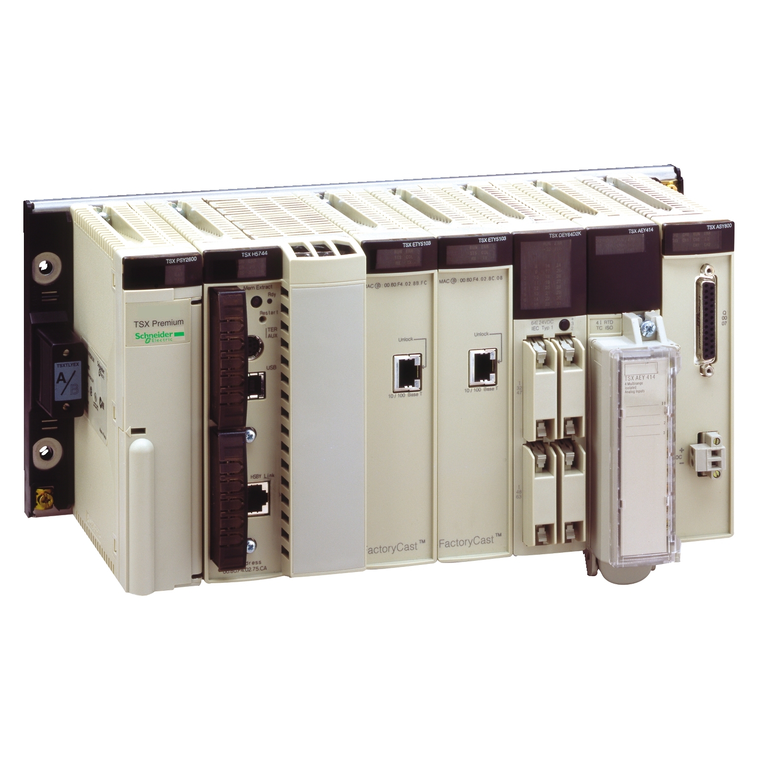 Schneider Electric Schneider Electric TSXH5724M – Unity hot standby processor - 1 racks(6/8/12 slots) - 2 com module processor