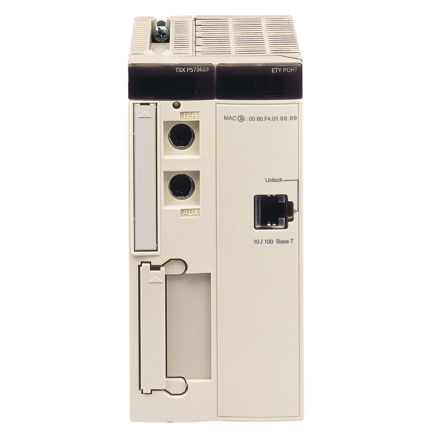 Schneider Electric Schneider Electric TSXP573623AM – Double format PL7 processor, Modicon Premium, Internal RAM 64Kwords program & data, transparent ready, PL7 Junior/Pro