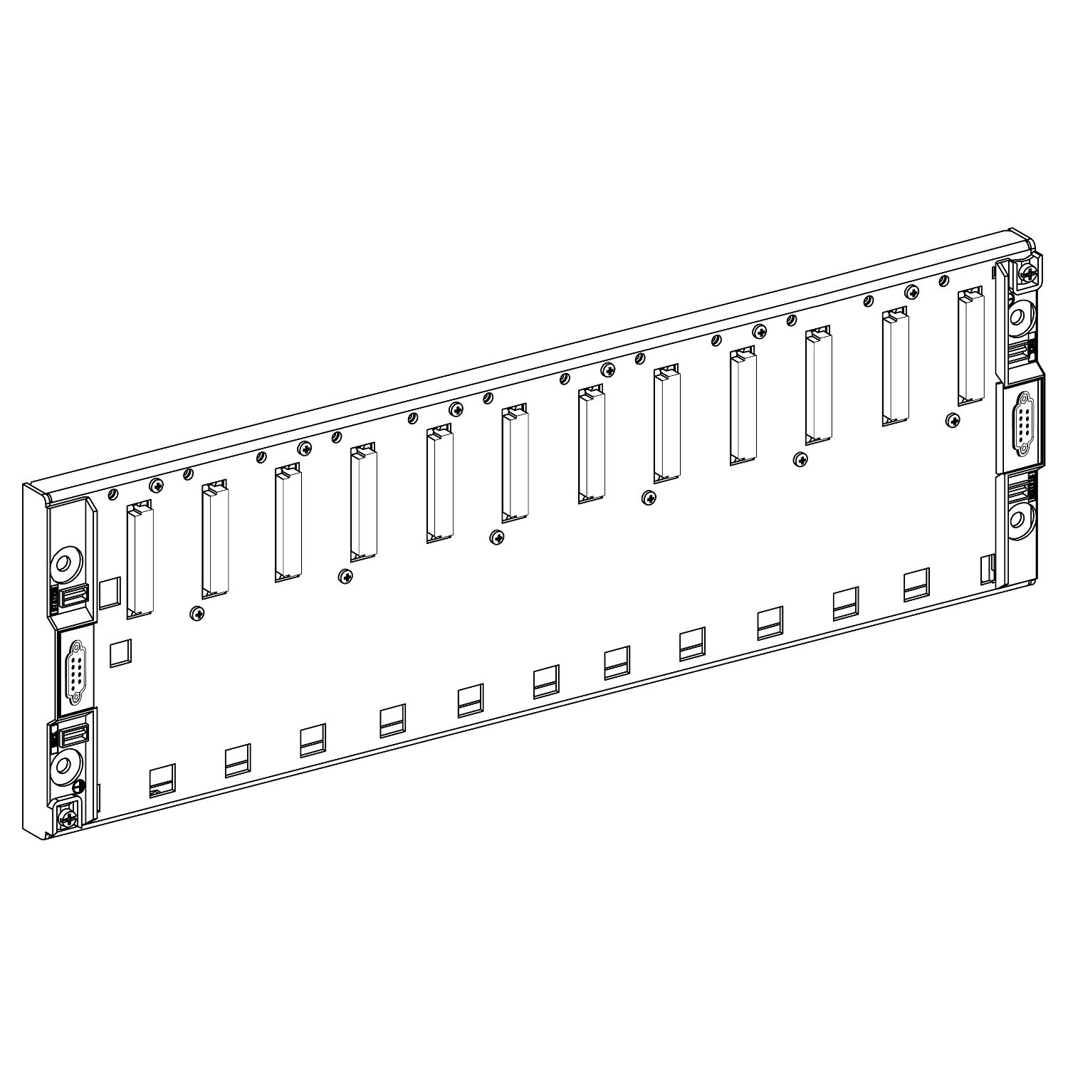 Schneider Electric Schneider Electric TSXRKY12EX – Extendable rack, Modicon Premium, for multi racks configuration, 12 slots