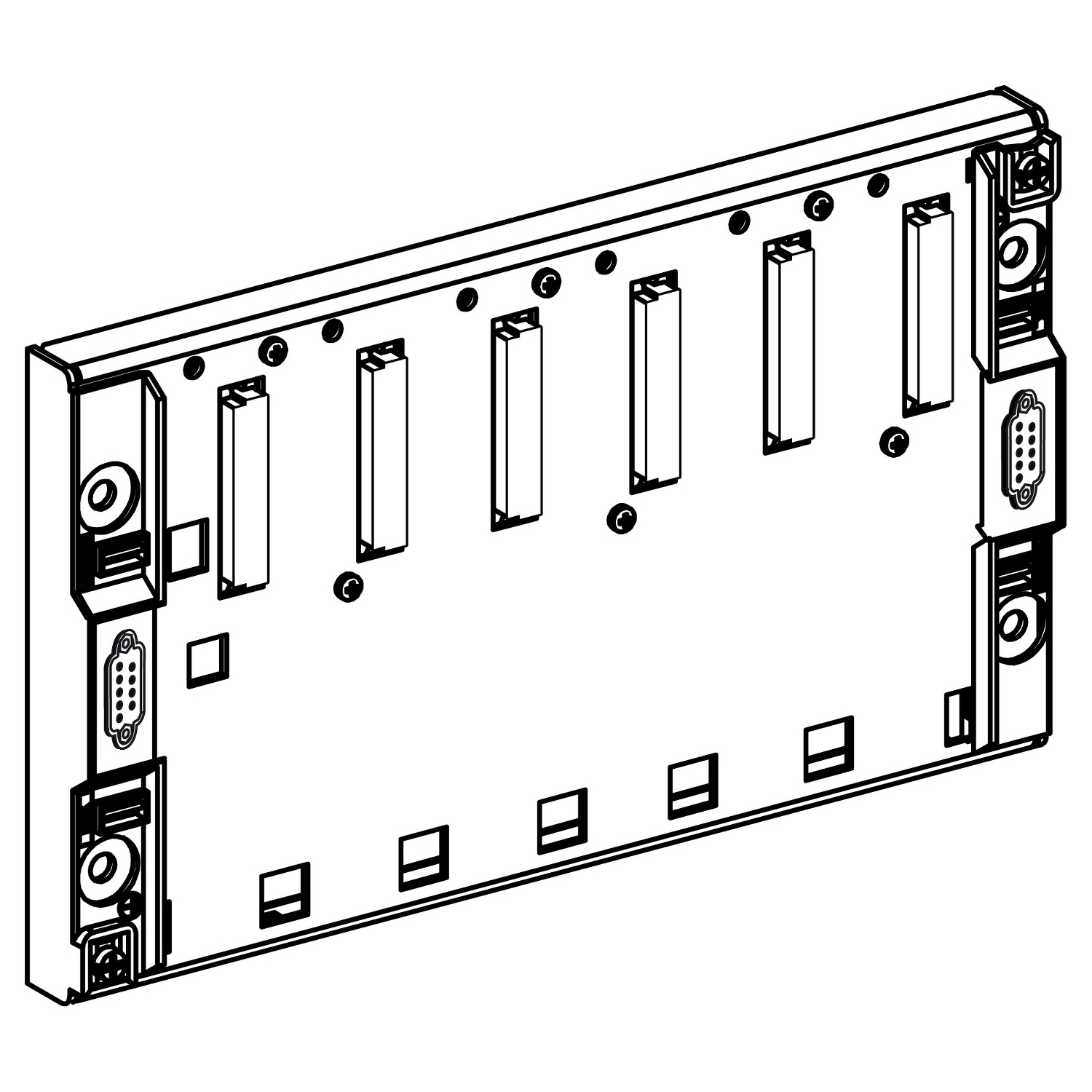 Schneider Electric Schneider Electric TSXRKY6EX – Extendable rack, Modicon Premium, for multi racks configuration, 6 slots