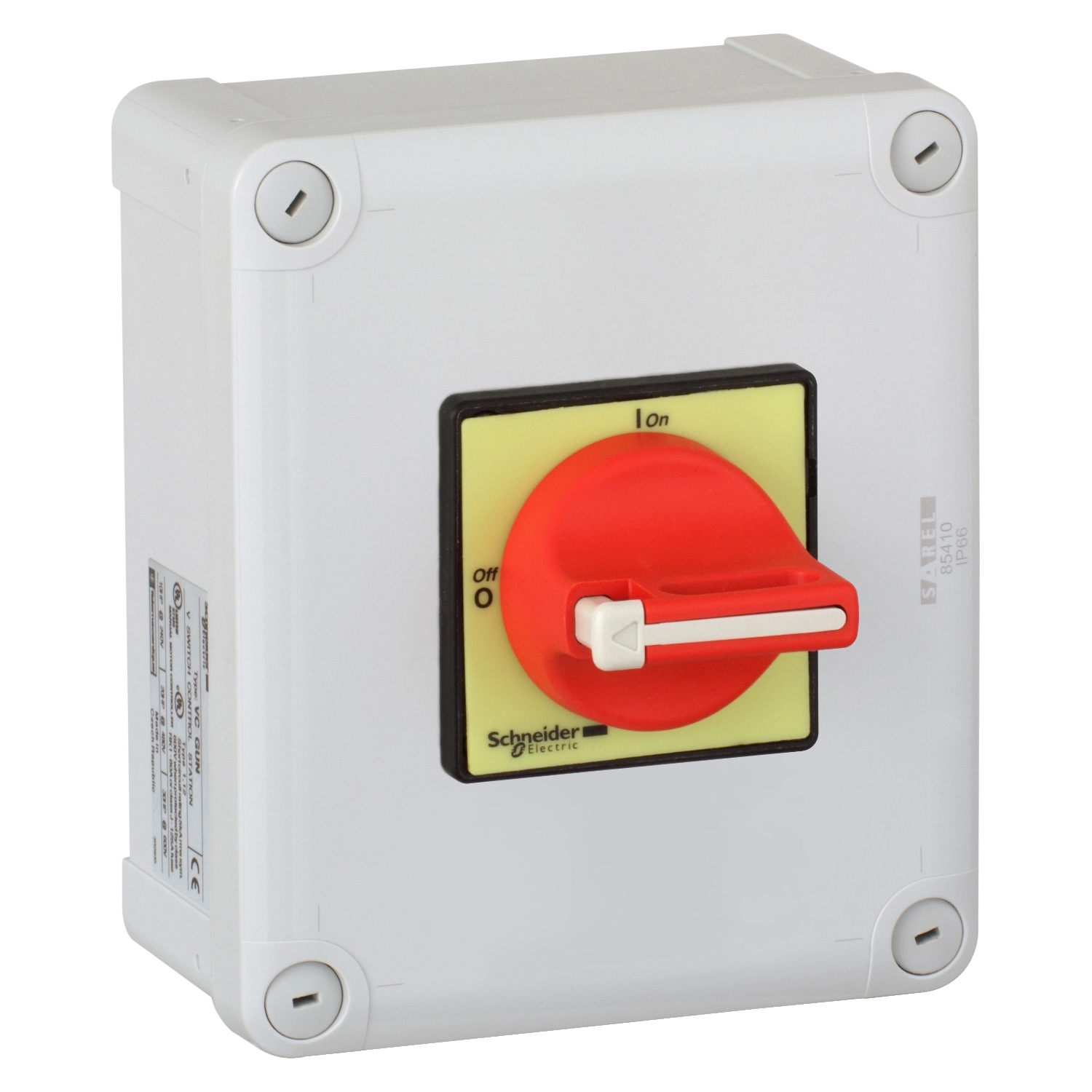 Schneider Electric Schneider Electric VC2GUN – Enclosed switch disconnector,TeSys Control,for ON/emergency stop,25A,conforming UL/CSA standard