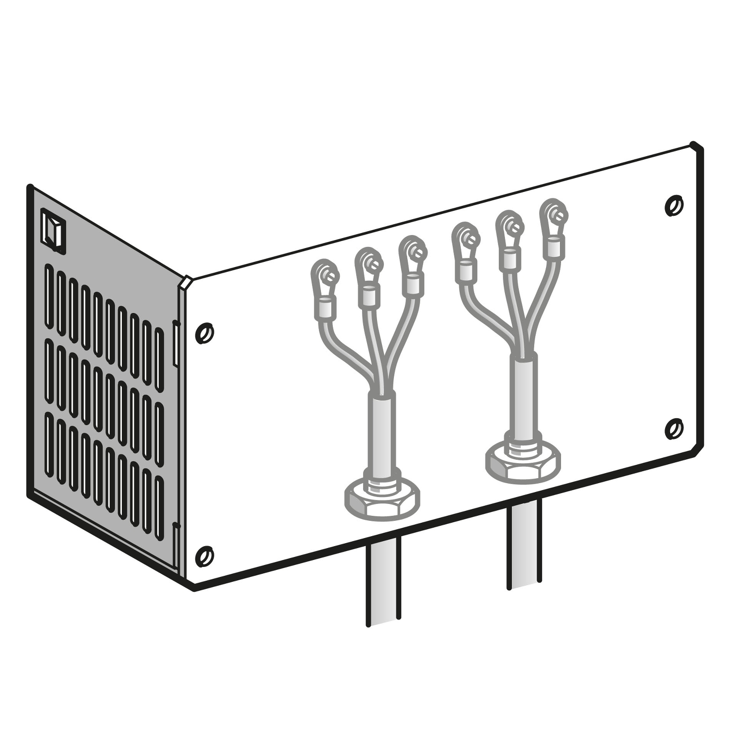 Schneider Electric Schneider Electric VW3A31815 – kit for UL type 1 conformity - mounted under variable speed drive