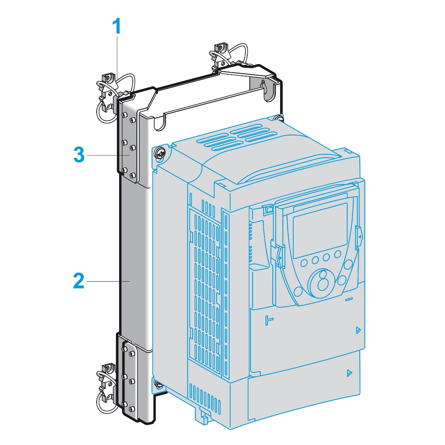 Schneider Electric Schneider Electric VW3A9626 – DNV kit - for variable speed drive - ATV61/ATV71 - 320 x 588 x 140 mm