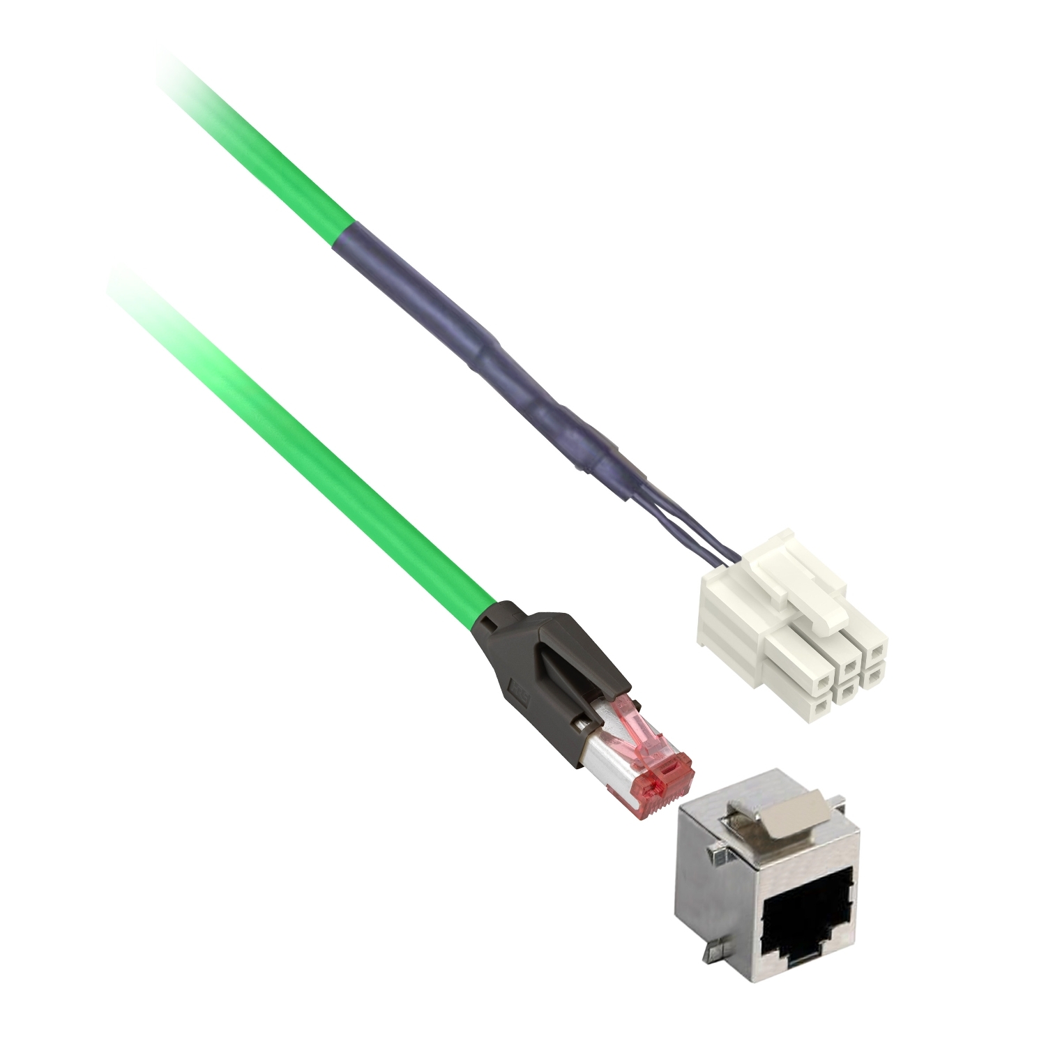 Schneider Electric Schneider Electric VW3L1T000R30 – commissioning cable, Lexium ILA,ILE,ILS, for connection to pc with adapter