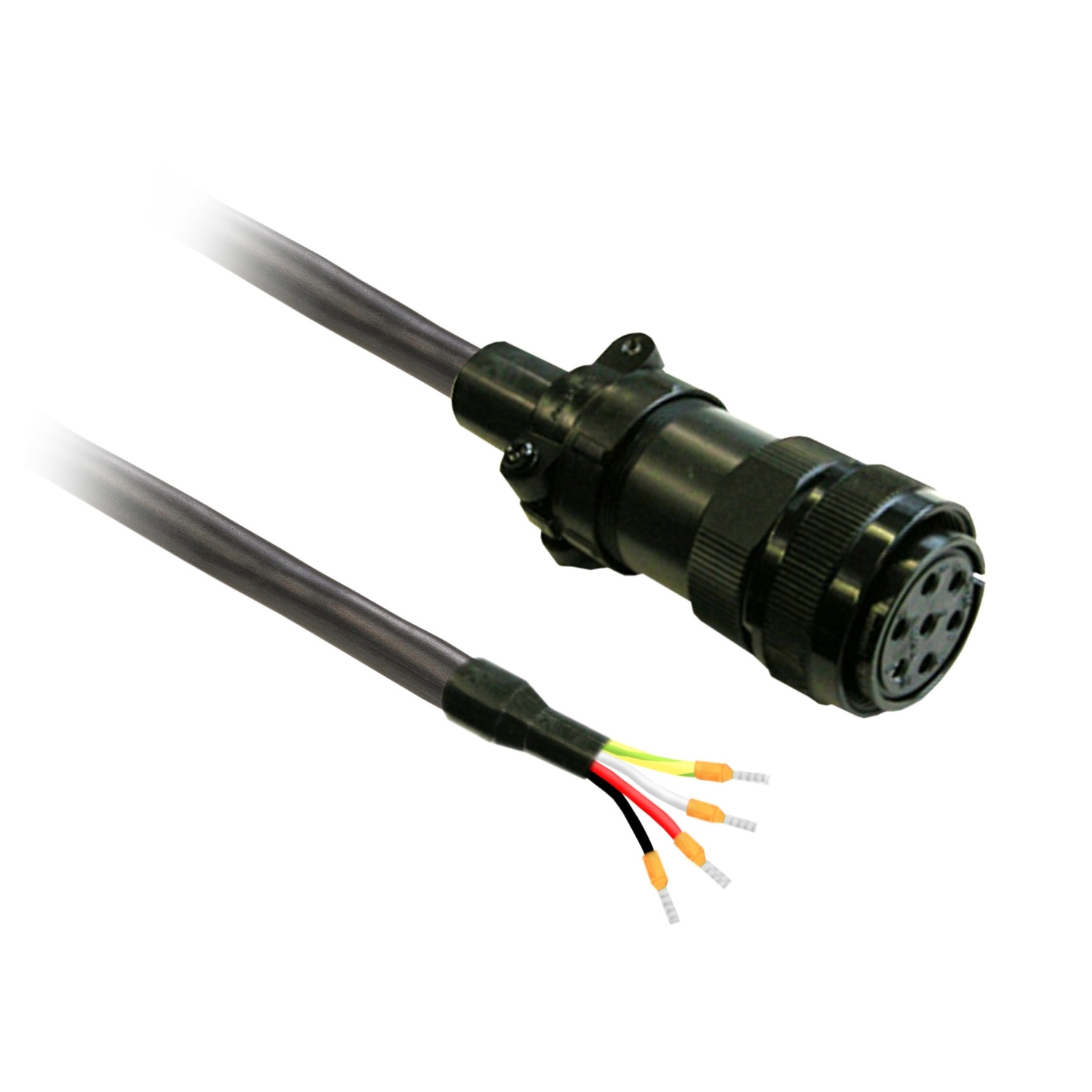 Schneider Electric Schneider Electric VW3M5D4AR50 – power cable 5m shielded 4x 3,3mm², BCH2 MIL connector