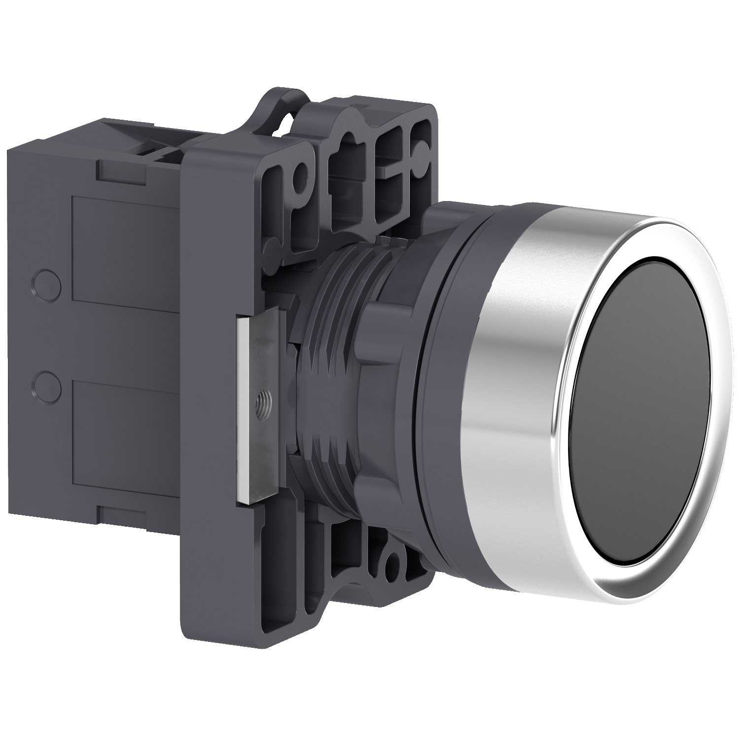 Schneider Electric Schneider Electric XA2EA21 – round black push-button Ø 22 - flush spring return - 1NO