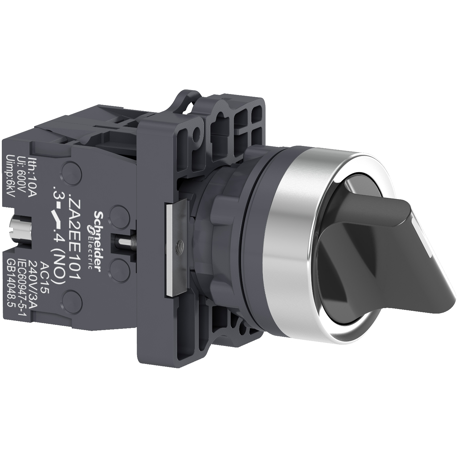Schneider Electric Schneider Electric XA2ED33 – selector switch - Ø22 - standard handle - 3 positions - 2NO