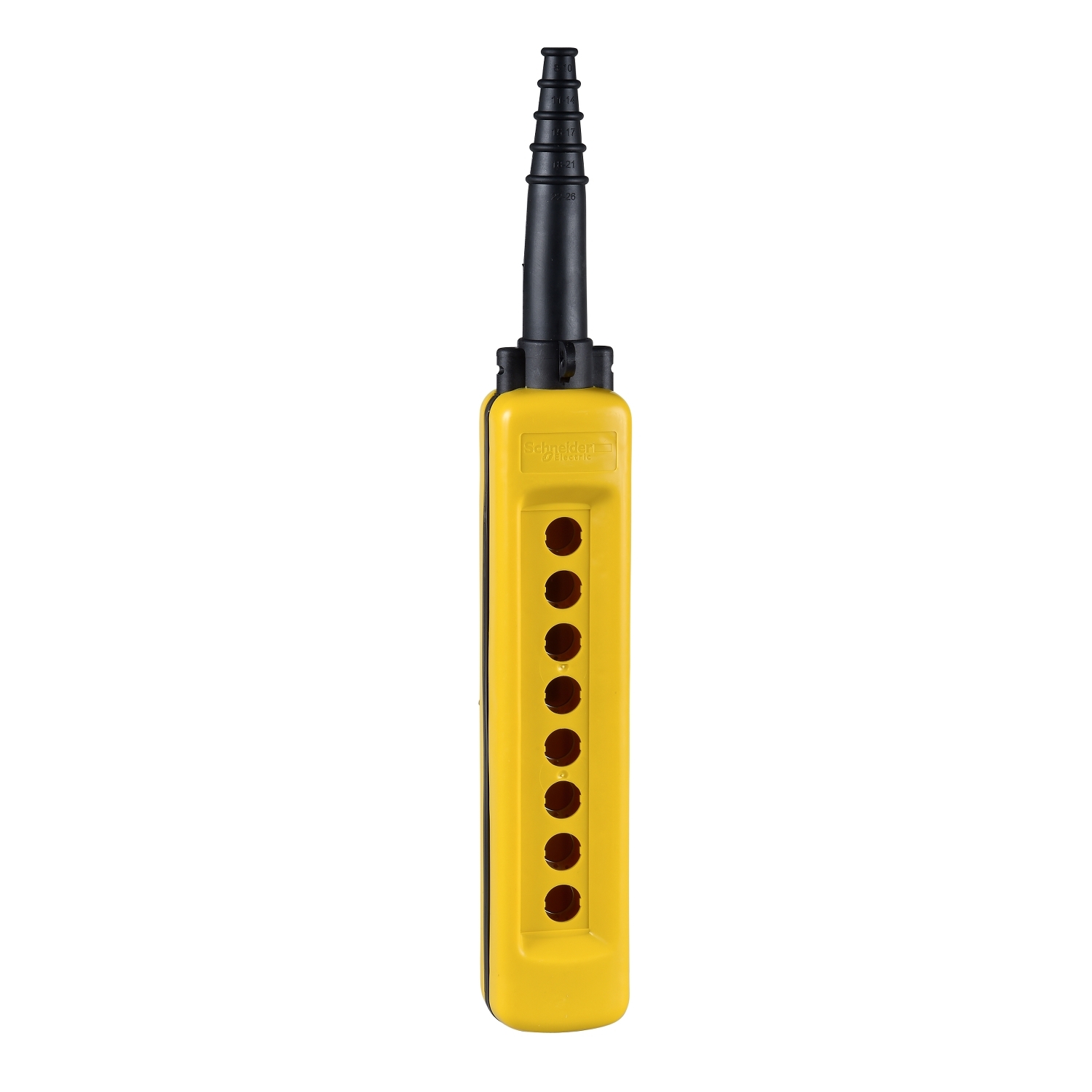 Schneider Electric Schneider Electric XACA08 – Harmony XAC, Empty pendant control station, plastic, yellow, 8 cut-outs