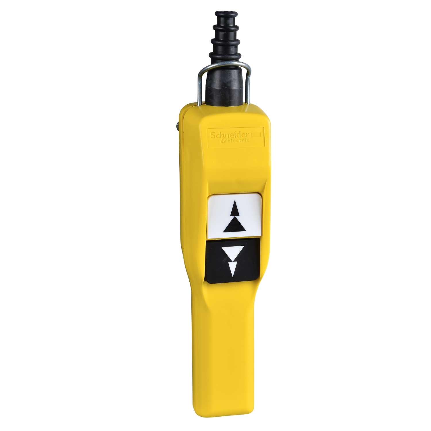 Schneider Electric Schneider Electric XACA207 – Harmony XAC, Pendant control station, plastic, yellow, pistol grip, 2 push buttons with 2 NO