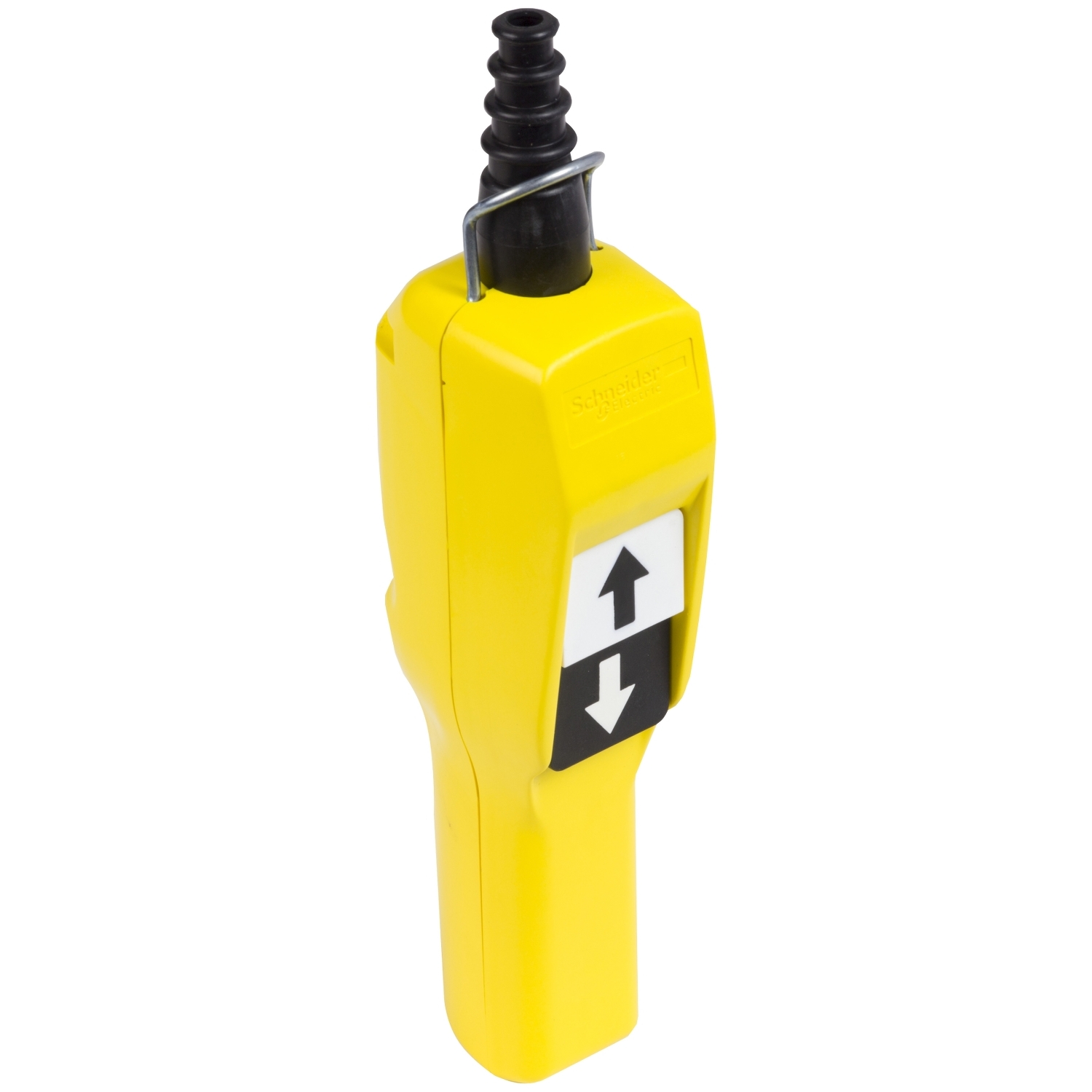 Schneider Electric Schneider Electric XACA215 – Harmony XAC, Pendant control station, plastic, yellow, pistol grip, 2 booted push buttons with NO + NC