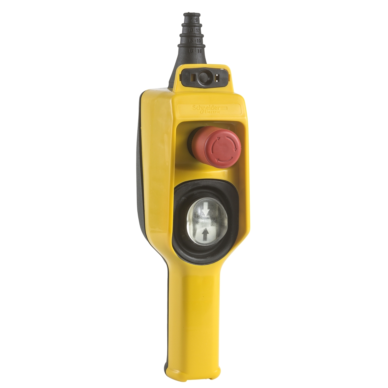 Schneider Electric Schneider Electric XACD24P3231 – Pendant control station, Harmony XAC, 2-speeds, 1 2-directional push button, 1 emergency stop, for XEDS3231/XENT1991