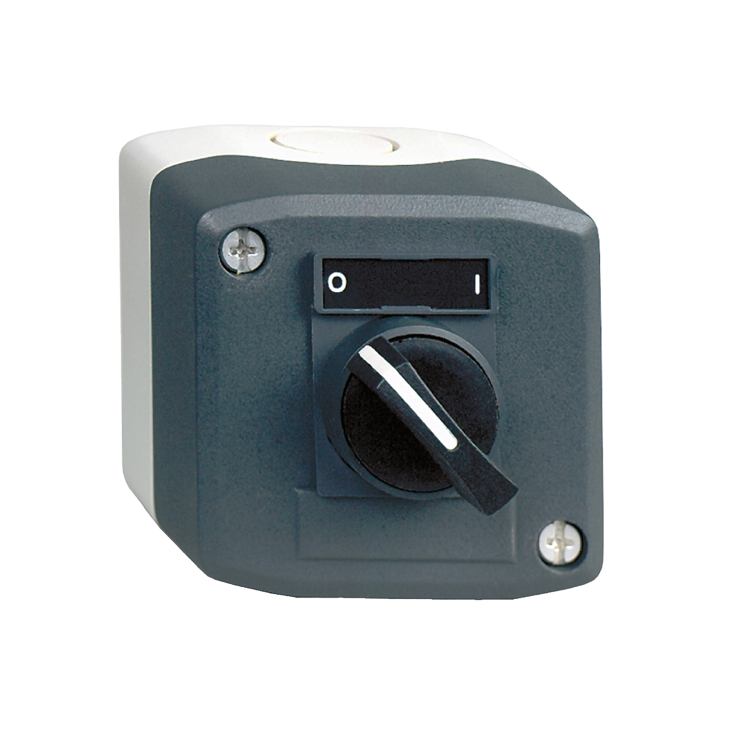 Schneider Electric Schneider Electric XALD134 – Harmony XALD, XALK, Control station, plastic, dark grey lid, 1 selector switch, standard handle Ø22, 1 NO