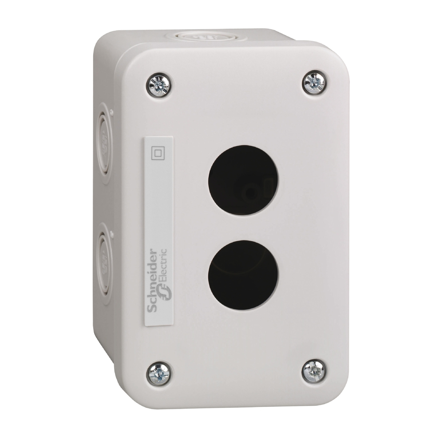 Schneider Electric Schneider Electric XALE2 – Empty control station, Harmony XALE, plastic, light grey, 2 cut outs, for Harmony XB7