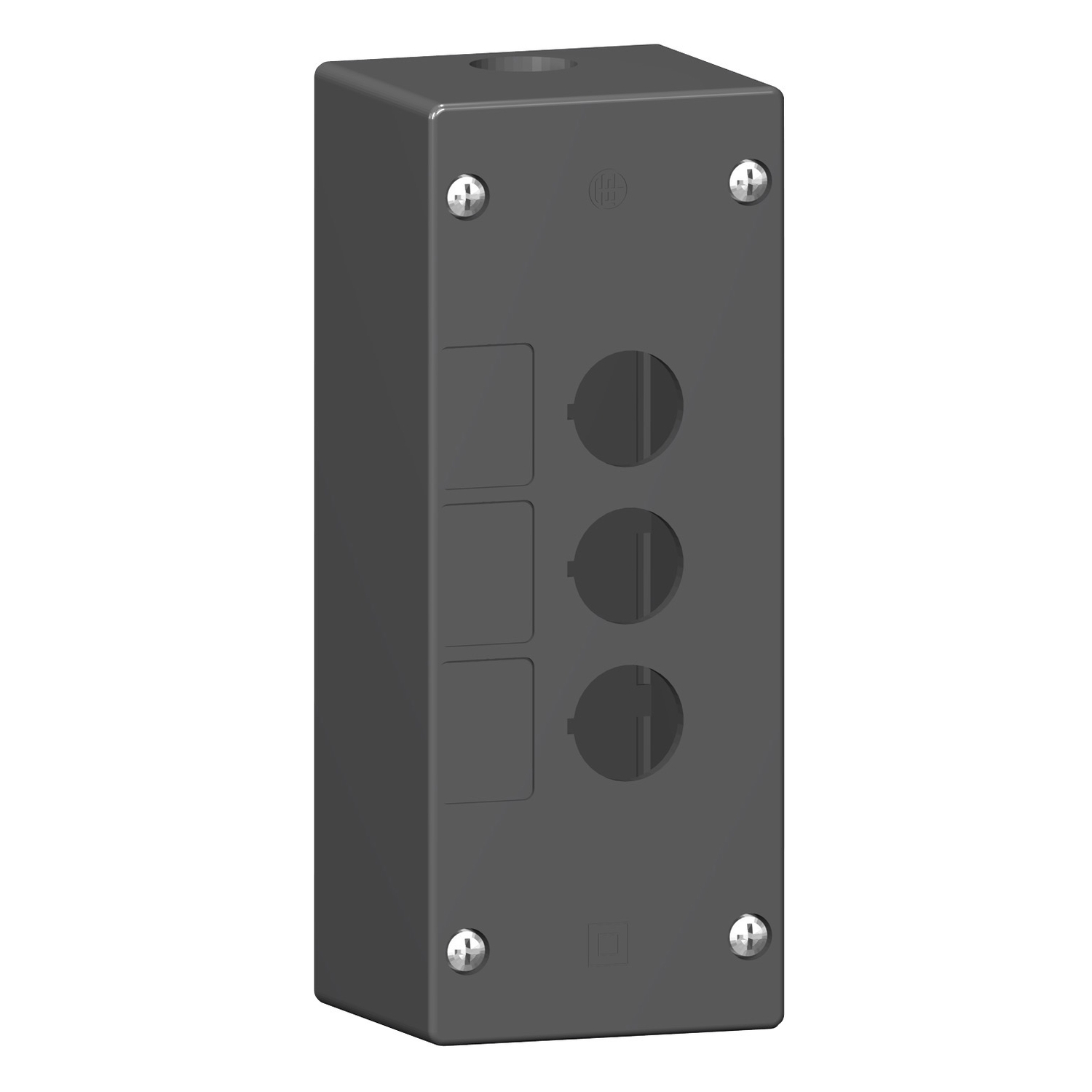 Schneider Electric Schneider Electric XALG03 – Empty control station, Harmony XALG, mineral reinforced polyamide, black, 3 cut outs, for severe environments