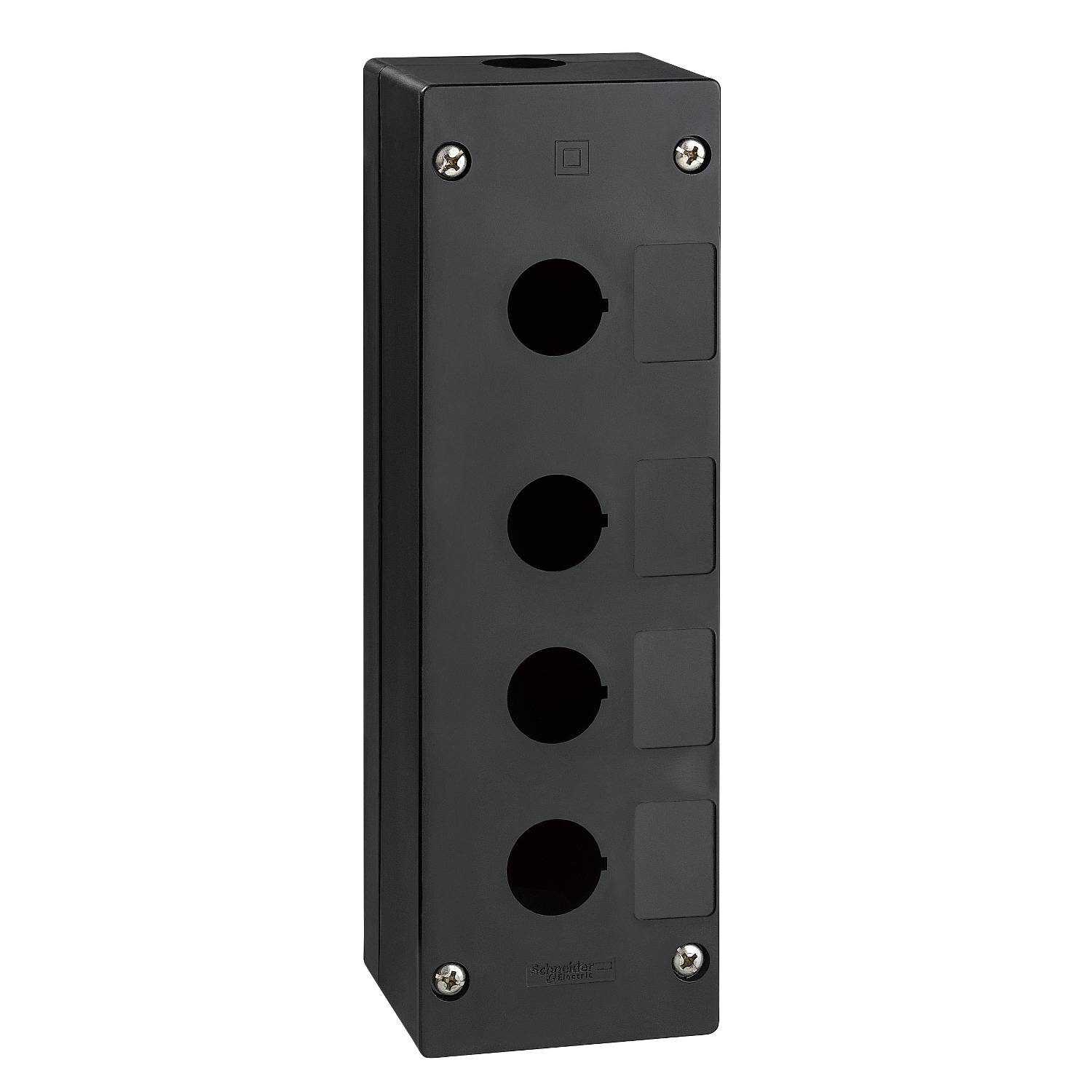 Schneider Electric Schneider Electric XALG041 – Empty control station, Harmony XALG, for XB5 22mm, plastic, black, 4 cut-outs