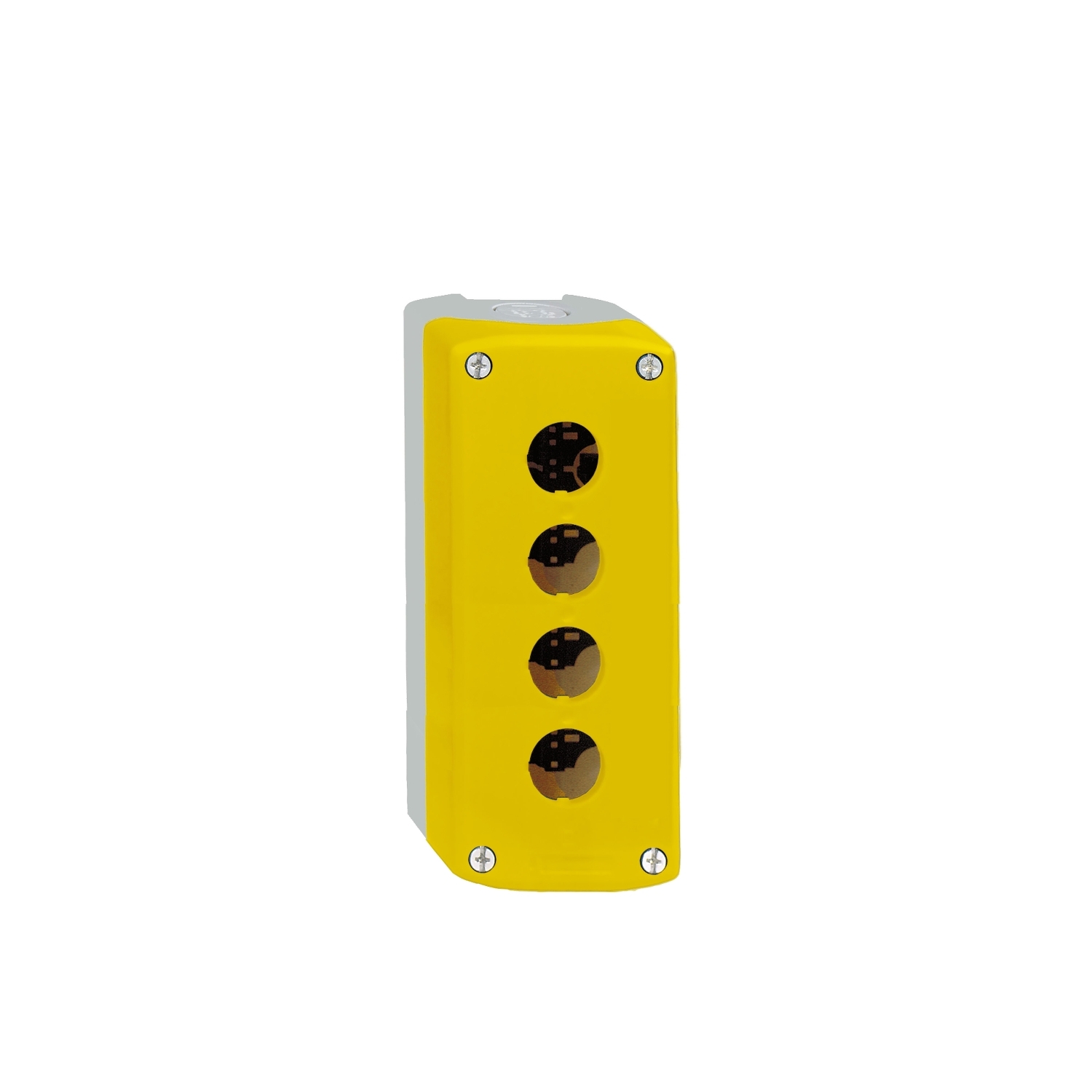 Schneider Electric Schneider Electric XALK04 – Empty control station, Harmony XALD, XALK, plastic, yellow, 4 cut-outs, unmarked