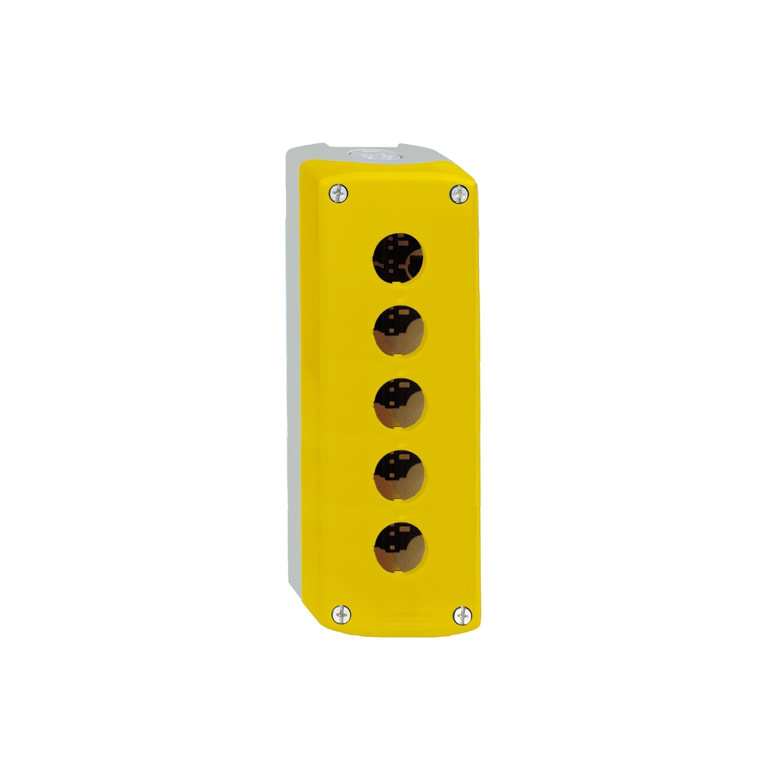 Schneider Electric Schneider Electric XALK05 – Empty control station, Harmony XALD, XALK, plastic, yellow, 5 cut-outs, unmarked