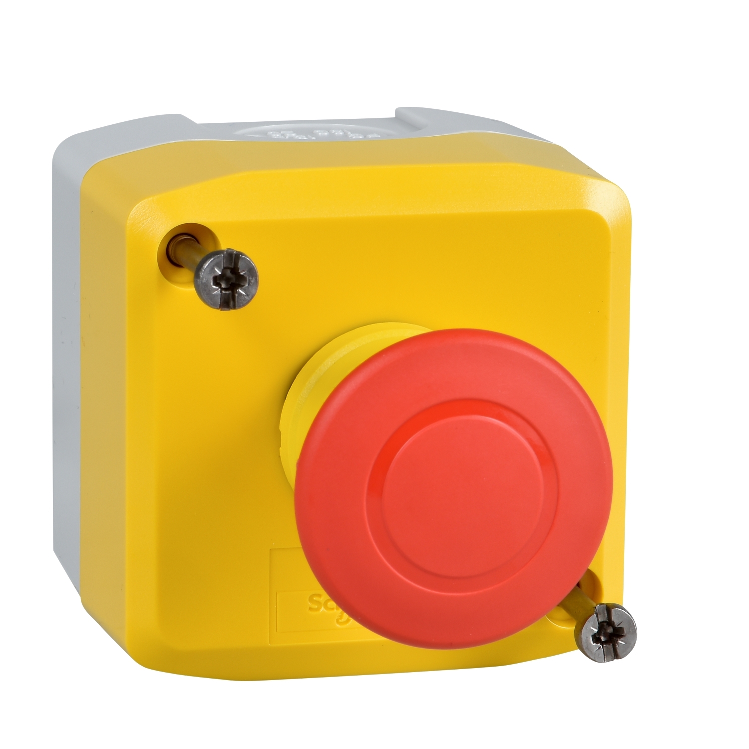Schneider Electric Schneider Electric XALK198 – yellow station - 1 red mushroom head pushbutton Ø40 push-pull 1NC