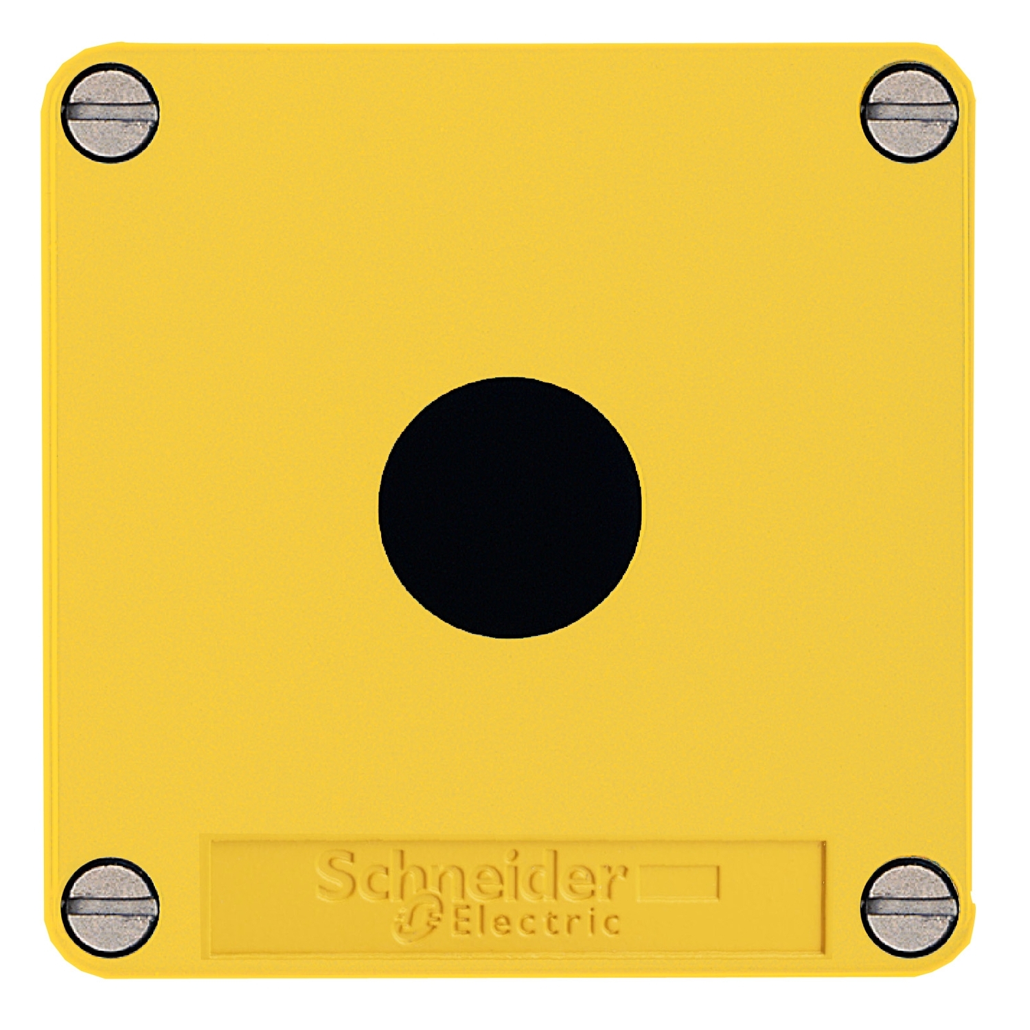 Schneider Electric Schneider Electric XAMWK01 – empty elbowed control station - XAM-W - aluminium alloy - 1 cut-out - yellow